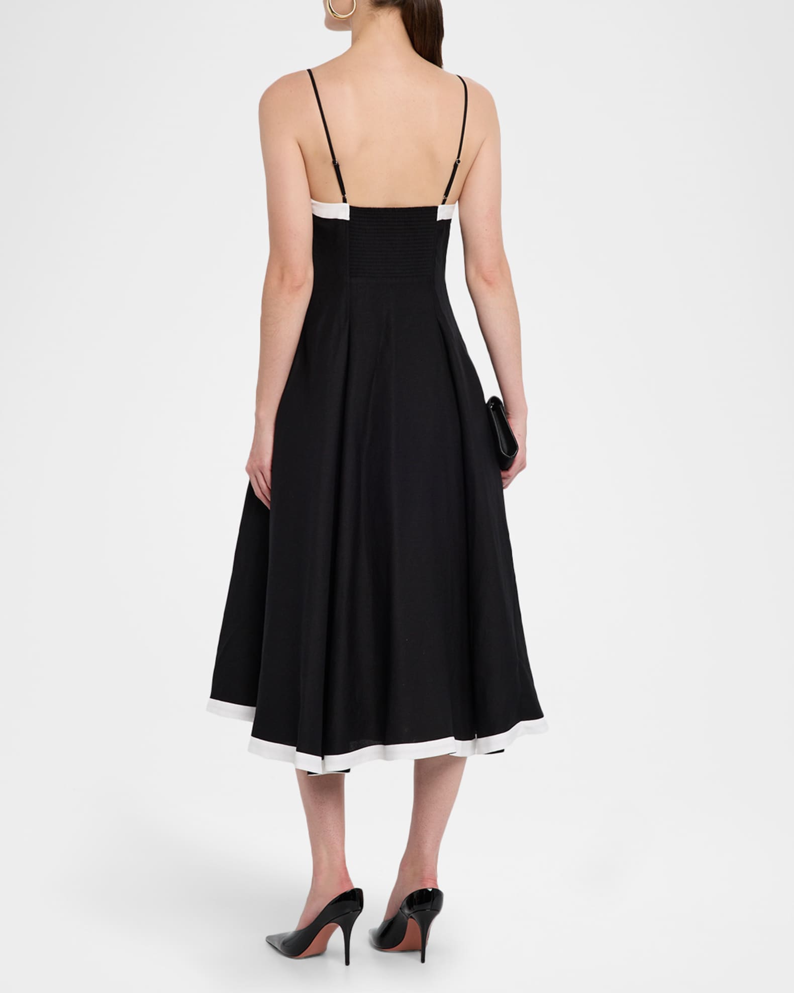 Cordelia Sleeveless Button-Front Midi Dress