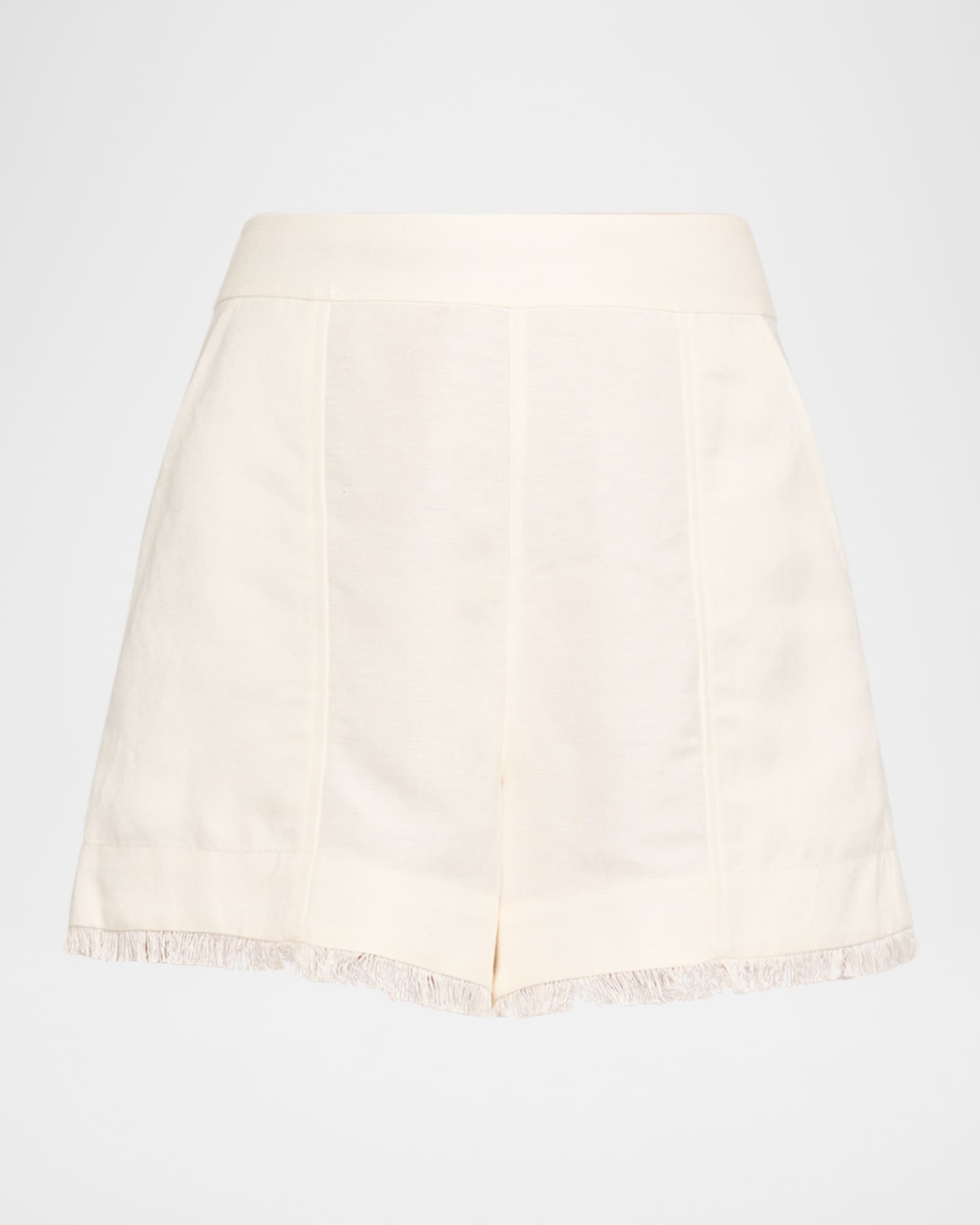 Dax Fringe Linen-Blend Shorts 0