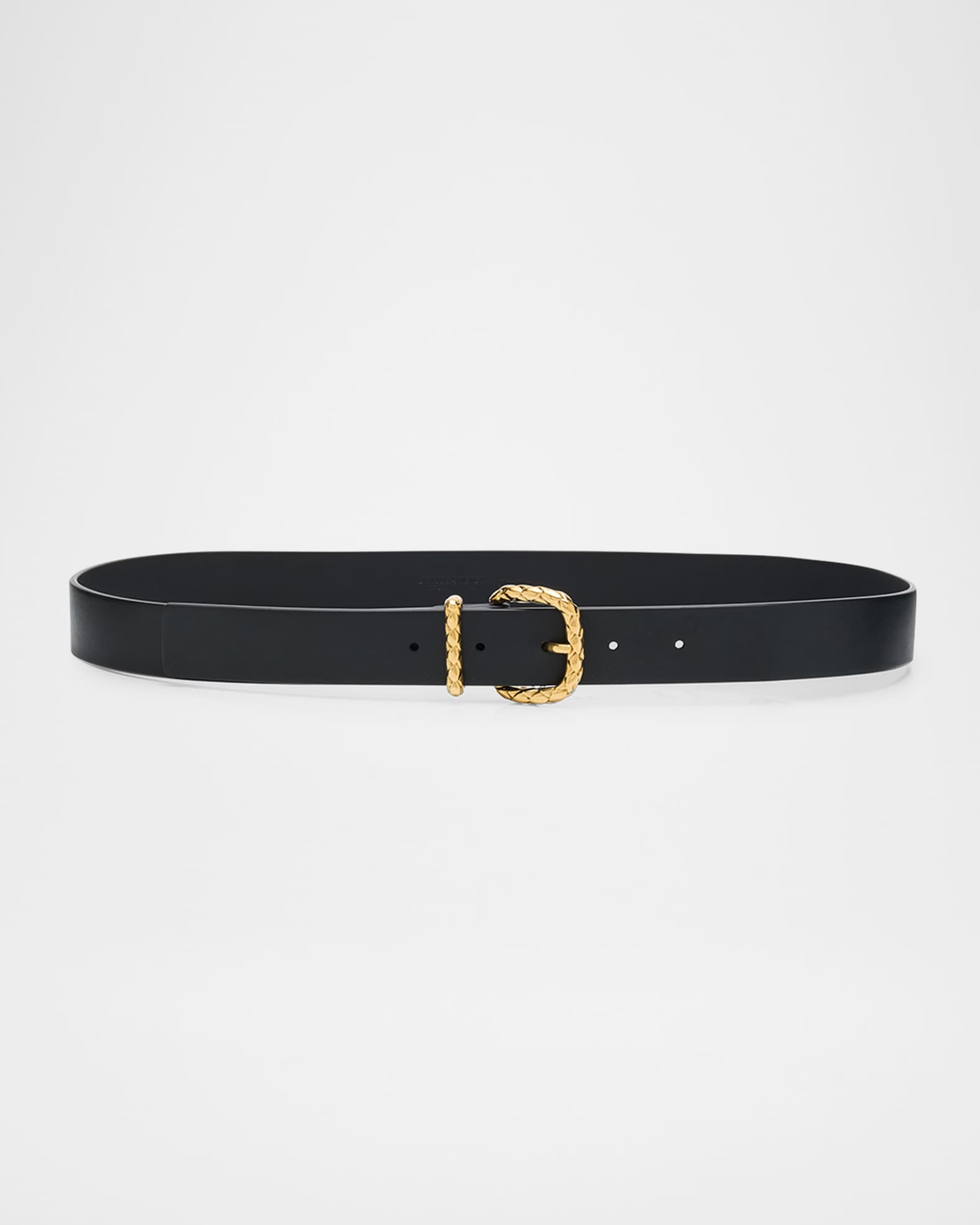 Bottega Veneta Coaxial Leather Belt | Neiman Marcus