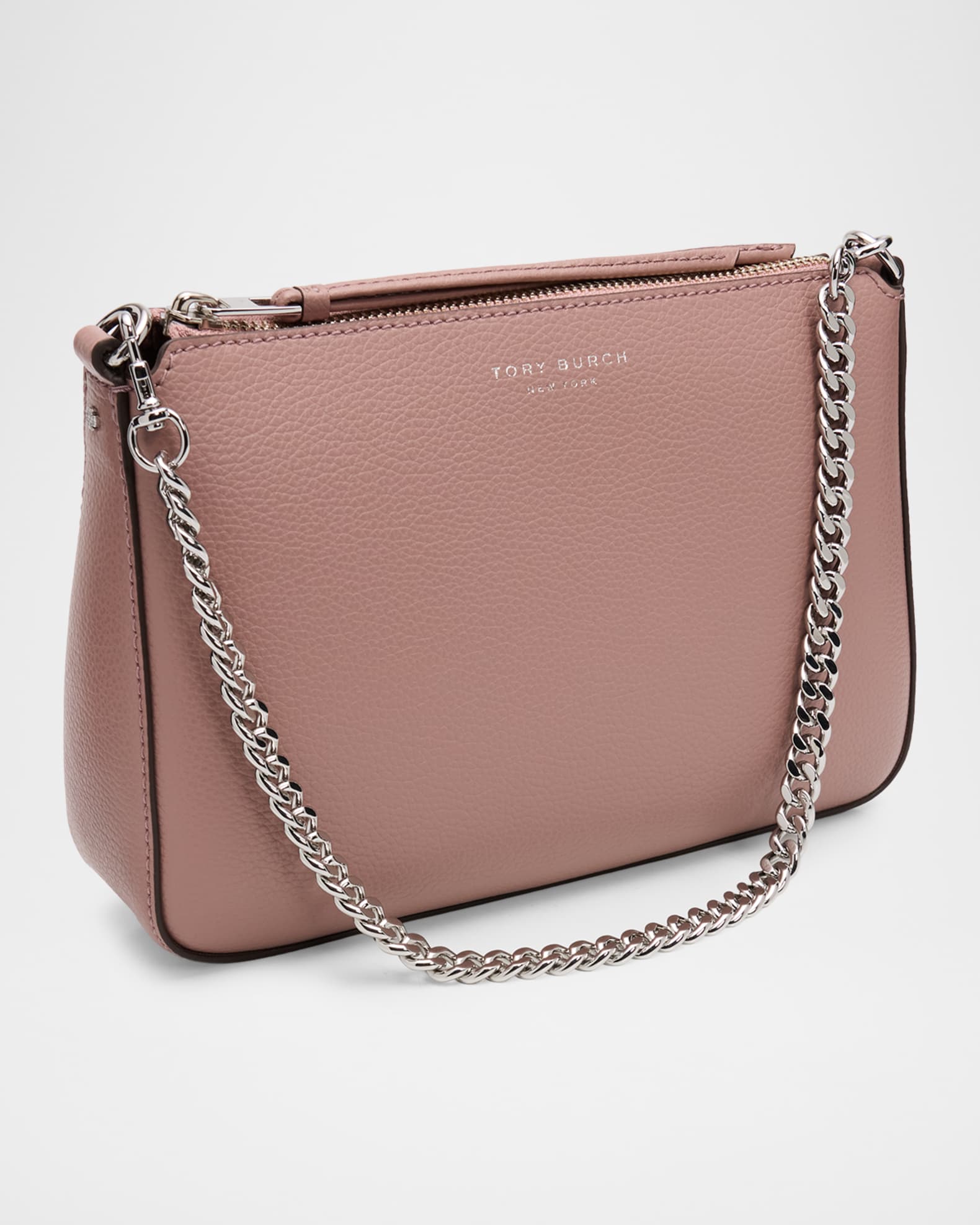 Tory Burch Perry Small Leather Shoulder Bag | Neiman Marcus