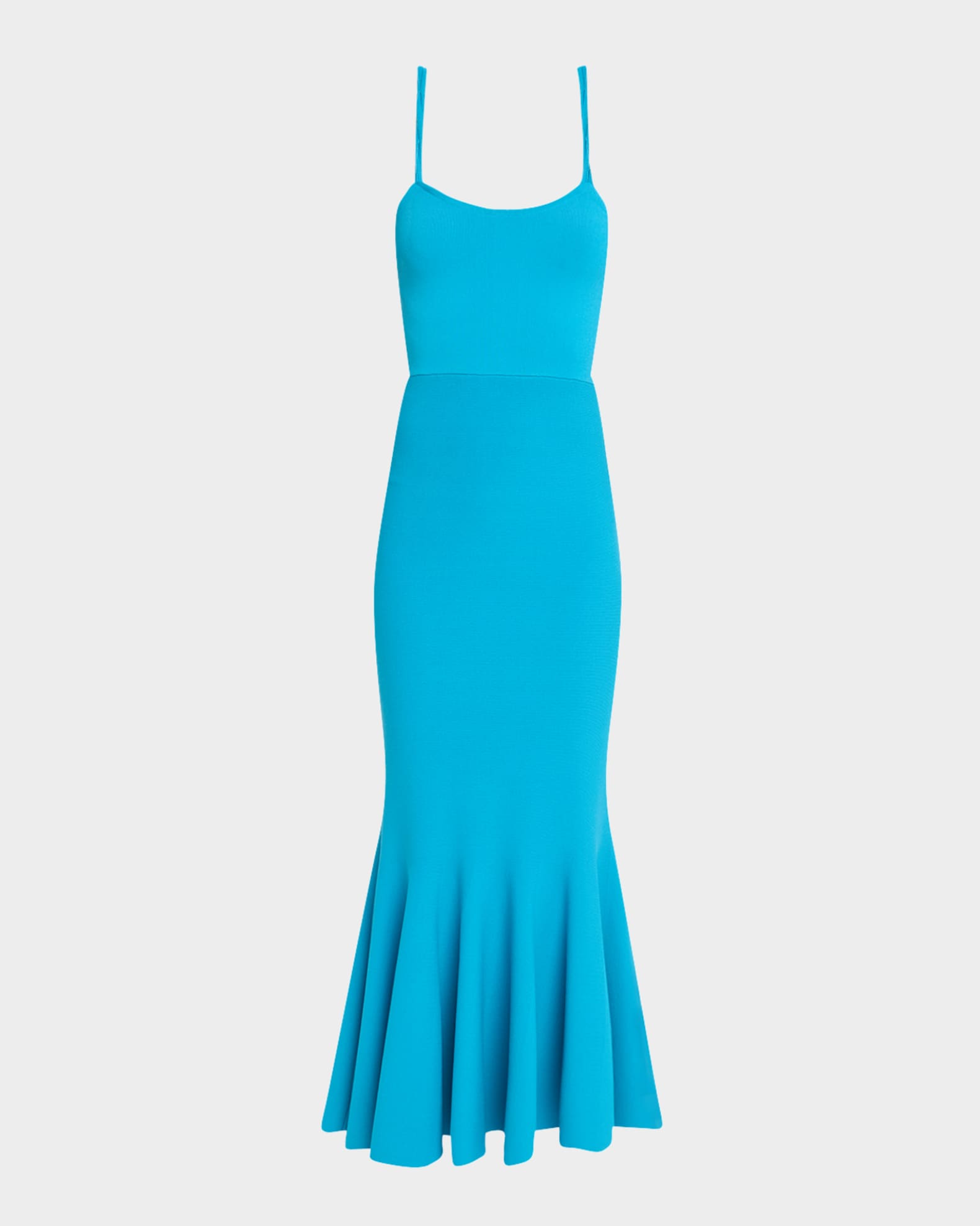 Tess Sleeveless Flounce Knit Midi Dress 0