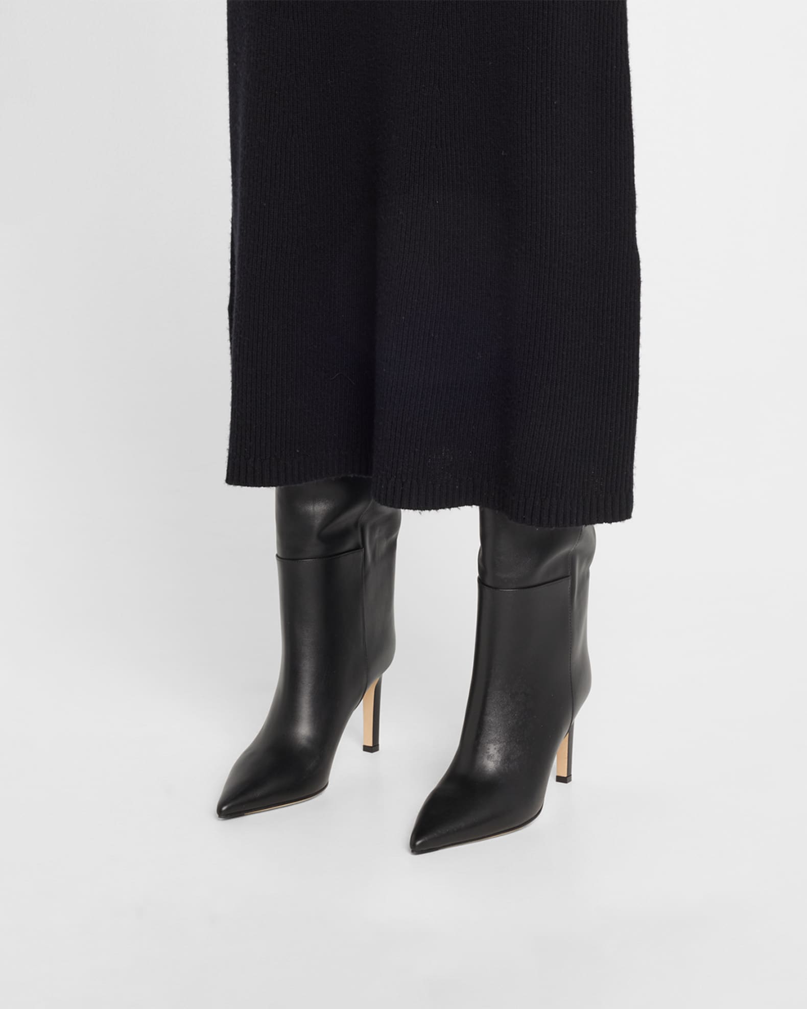 Jimmy Choo Alizze 85 Leather Knee-High Boots | Neiman Marcus