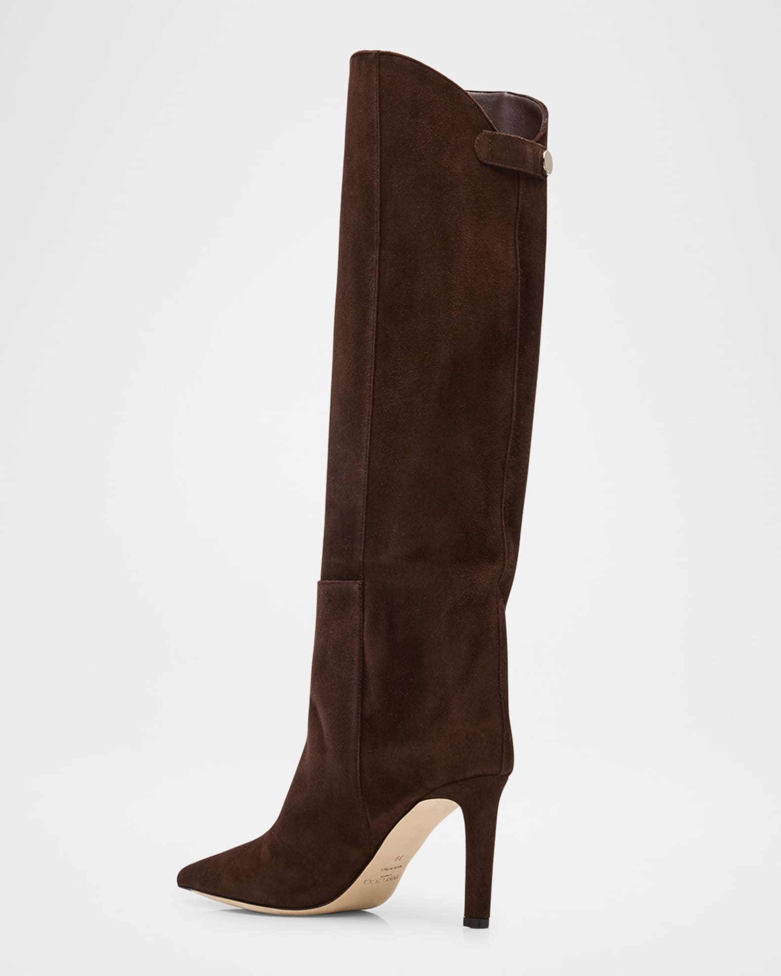 Jimmy Choo Alizze 85 Suede Knee-High Boots | Neiman Marcus