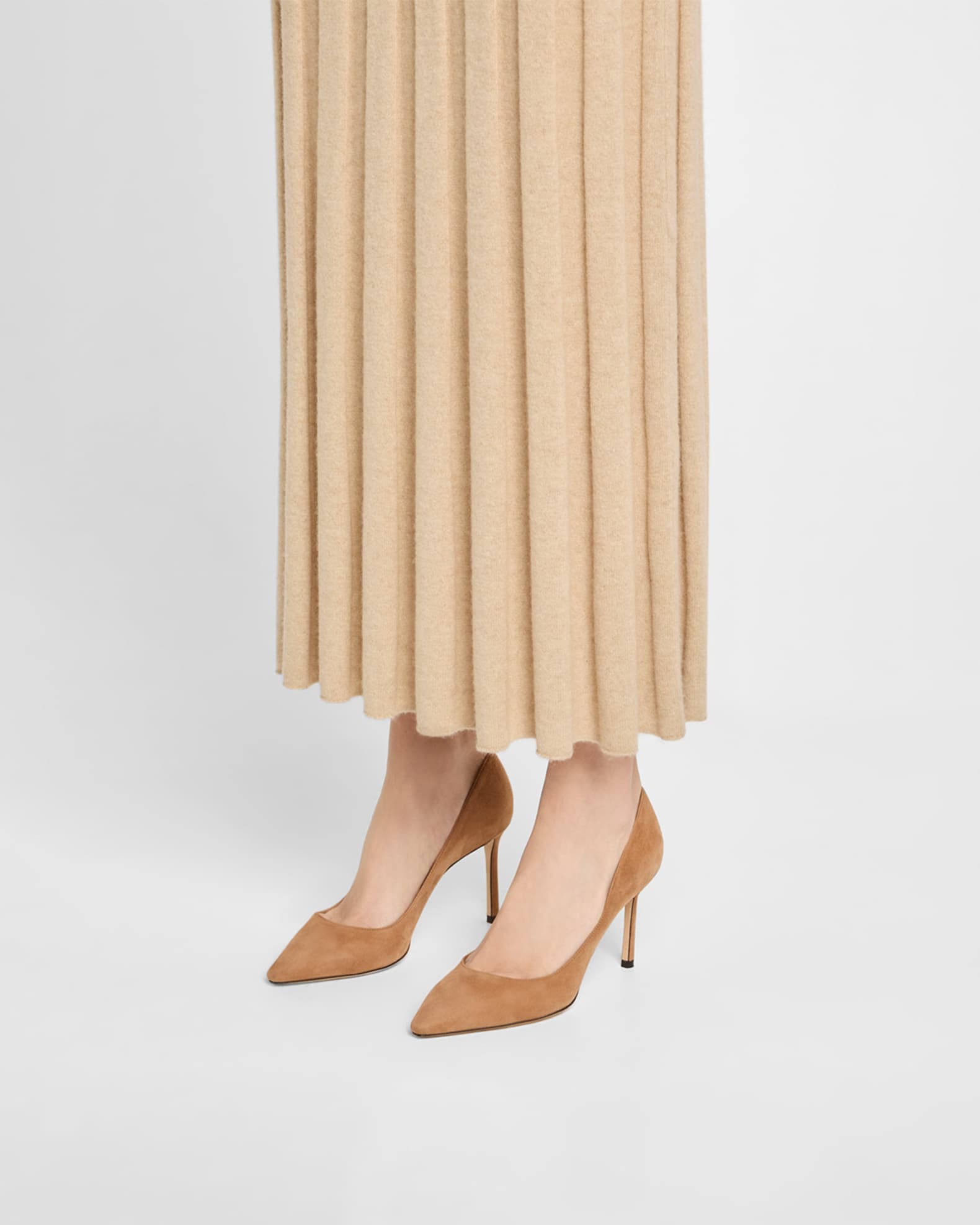 Romy 85 Suede Pumps 1
