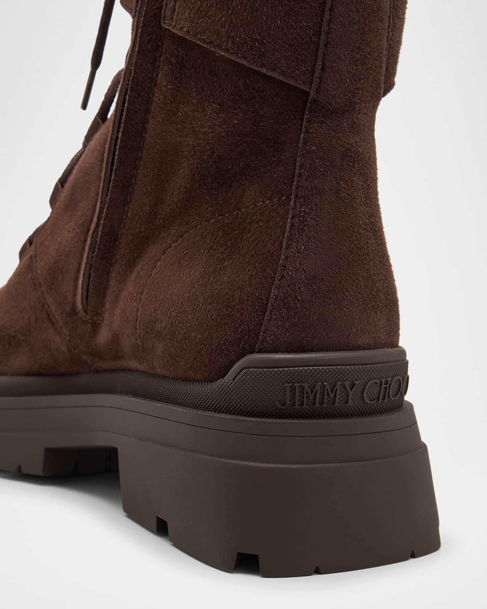 JIMMY CHOO★ ノエミ 45 スエード コンバットブーツ Jimmy Choo Noemi 45 suede combat boots Jimmy Choo