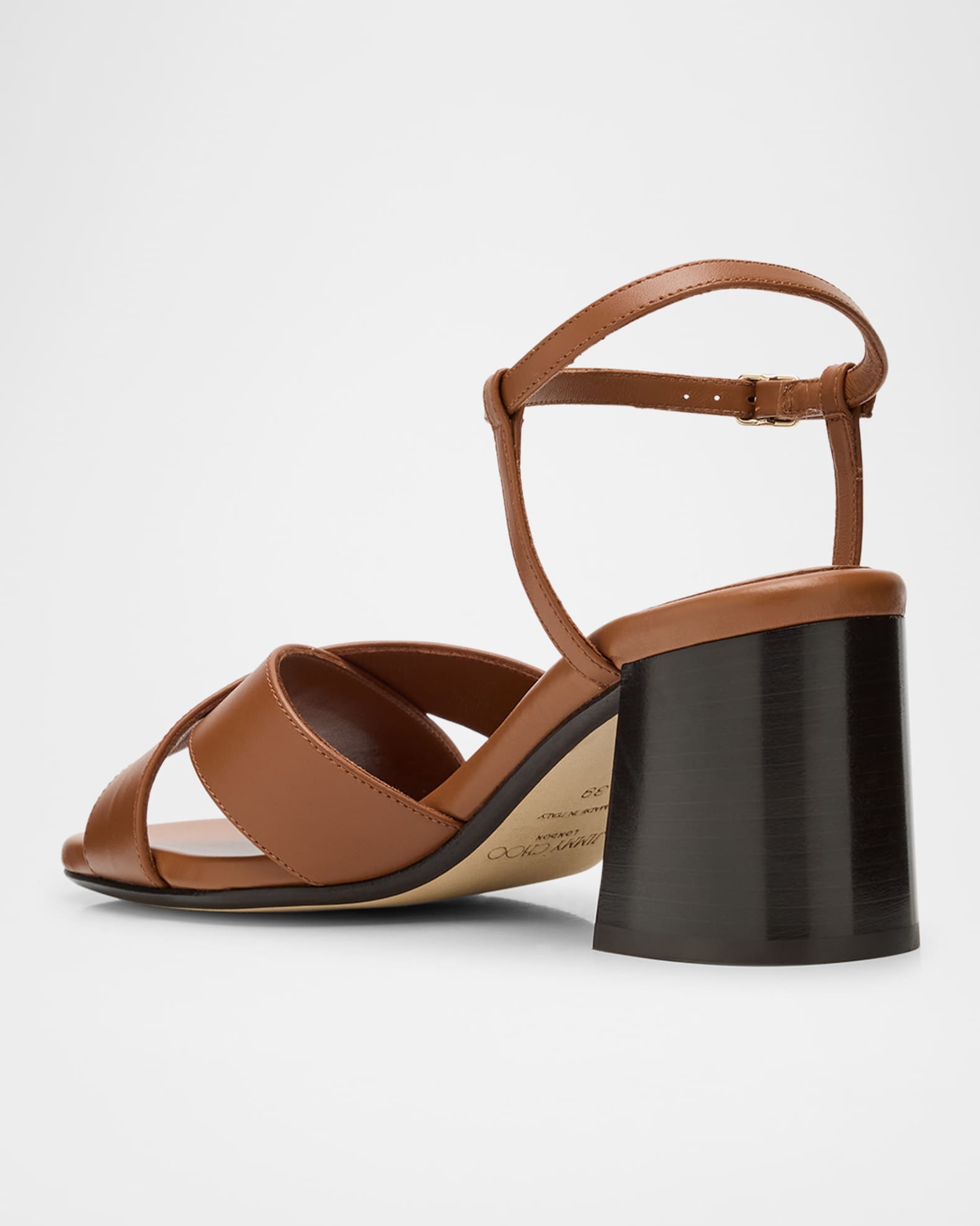 Jimmy Choo Valla 65 Vacchetta Sandals | Neiman Marcus
