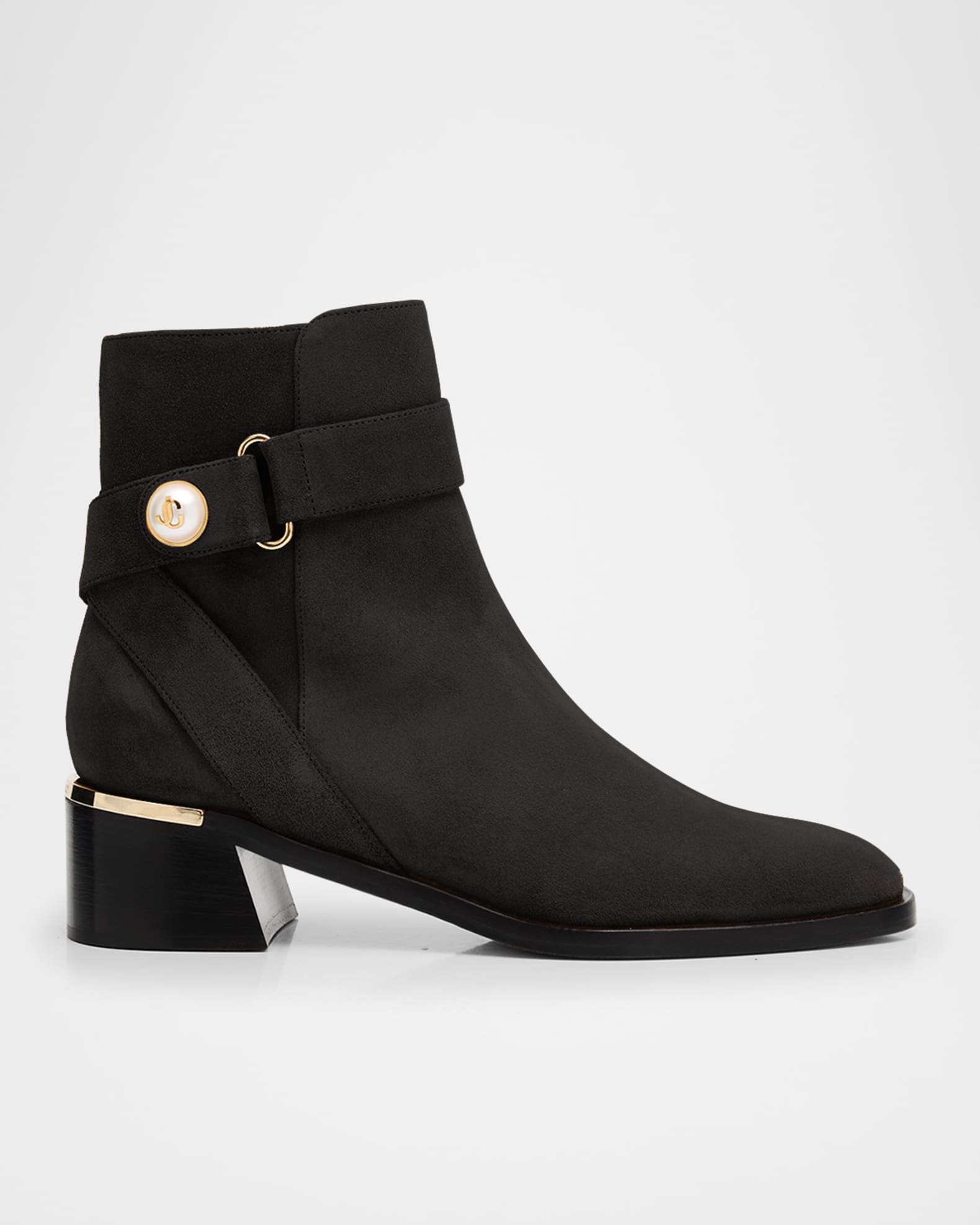 Jimmy Choo Noor 45 Suede Ankle Boots | Neiman Marcus