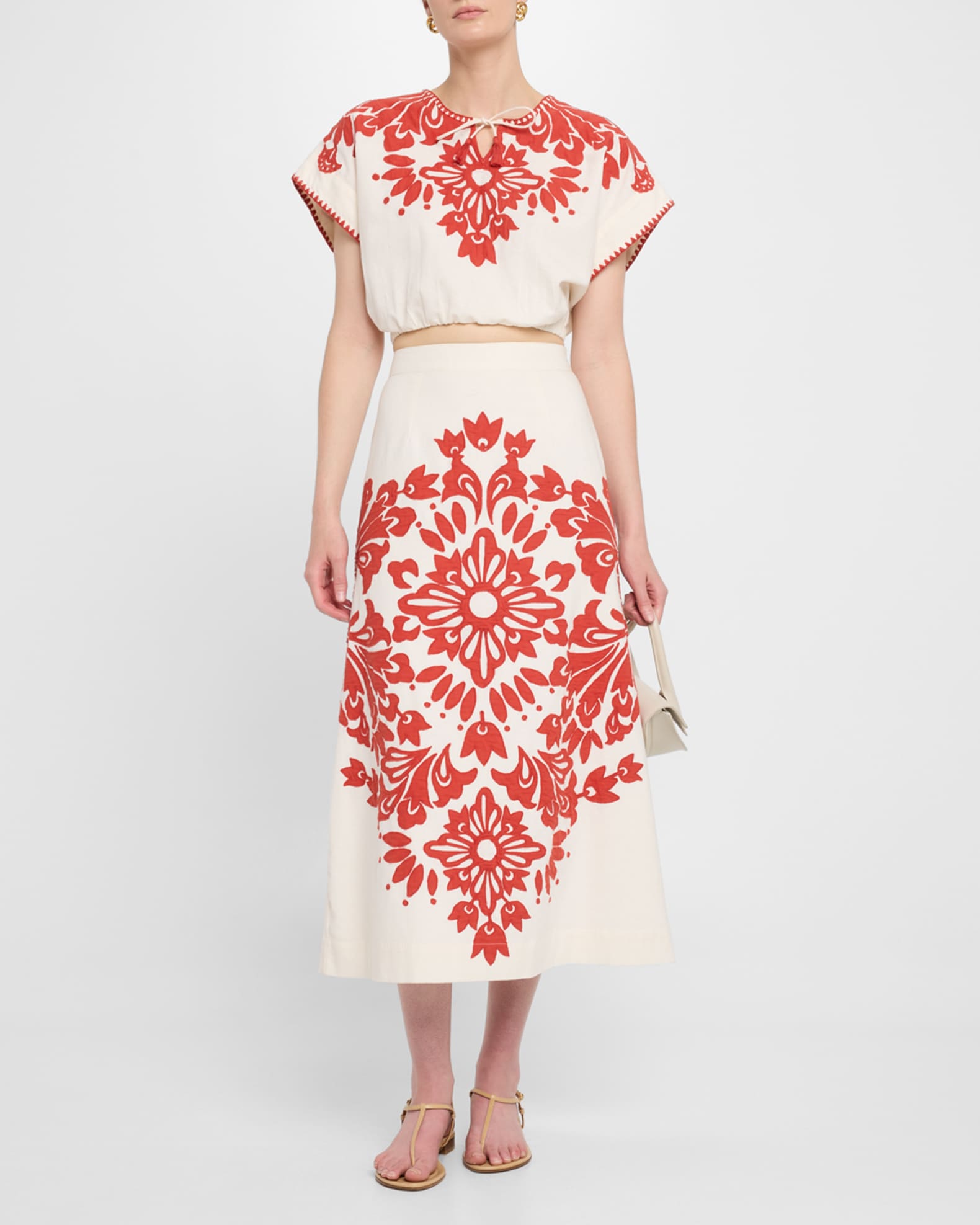 Liliana Appliqué Crop Top 1