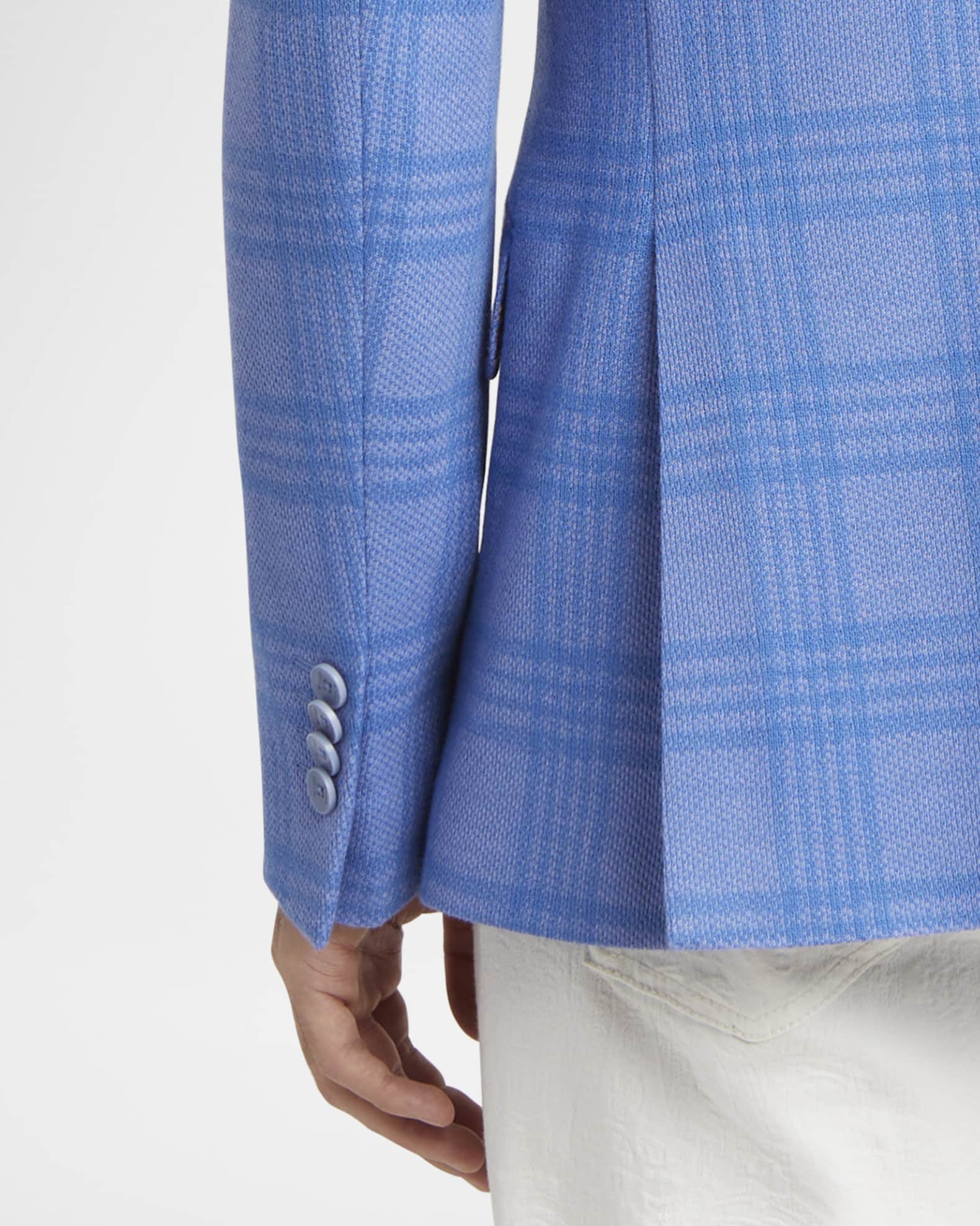 Men's Tonal Check Two-Button Sport Coat 1
