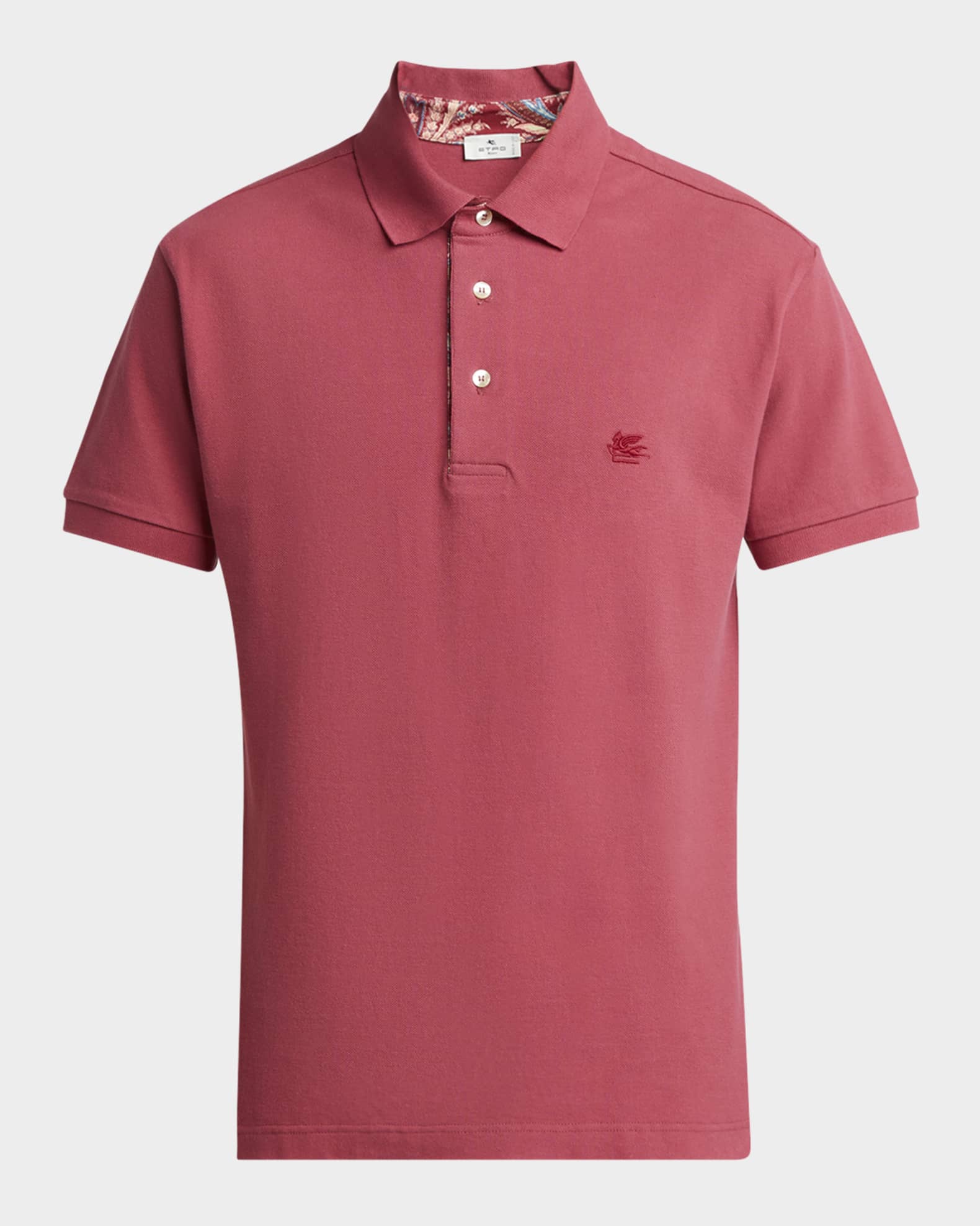 Men's Cotton Logo-Embroidered Polo Shirt 0