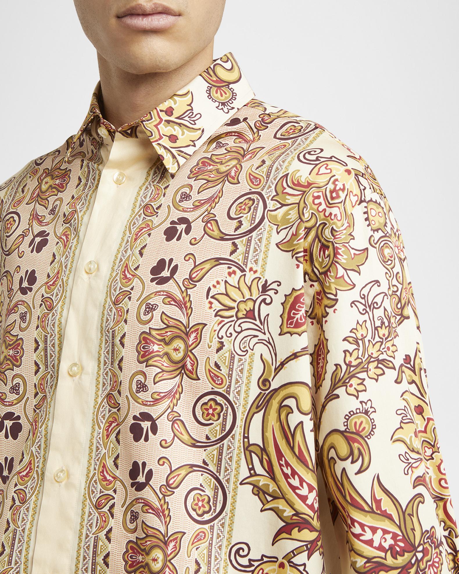Etro Men's Ornate Floral Sport Shirt | Neiman Marcus