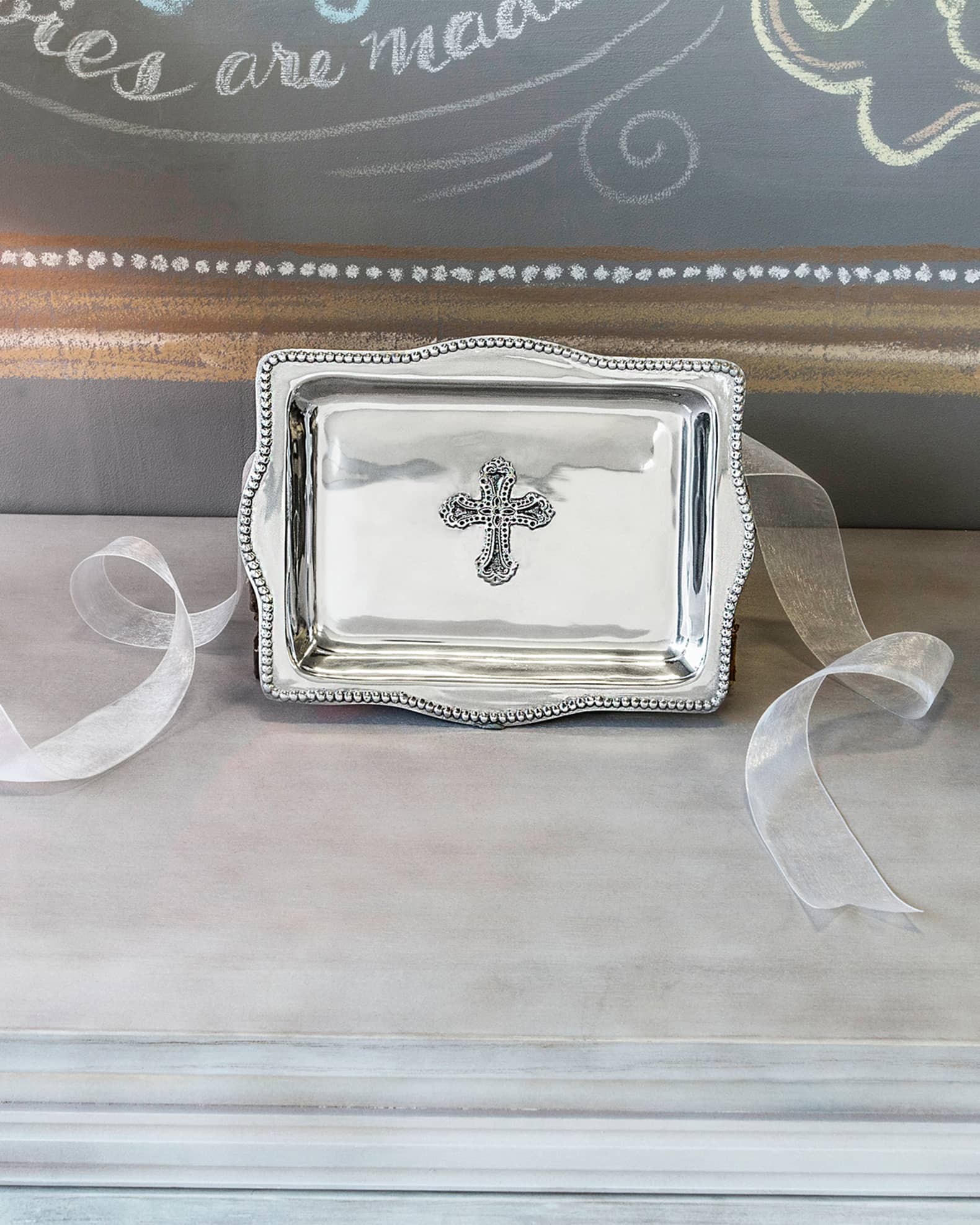 Baby Cross Rectangle Tray 0