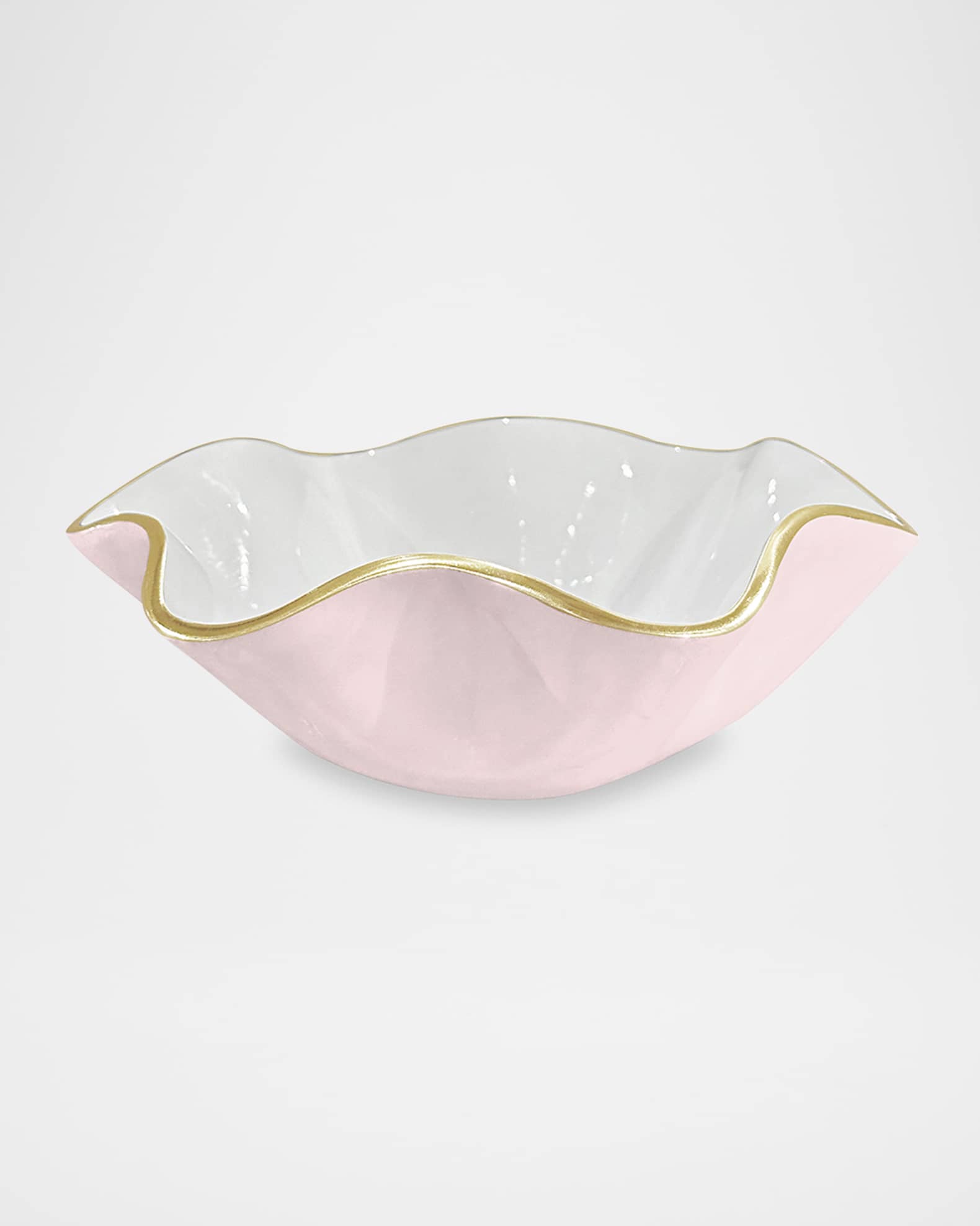 Encanto Carola Extra Large Bowl (Leaf Green and White)