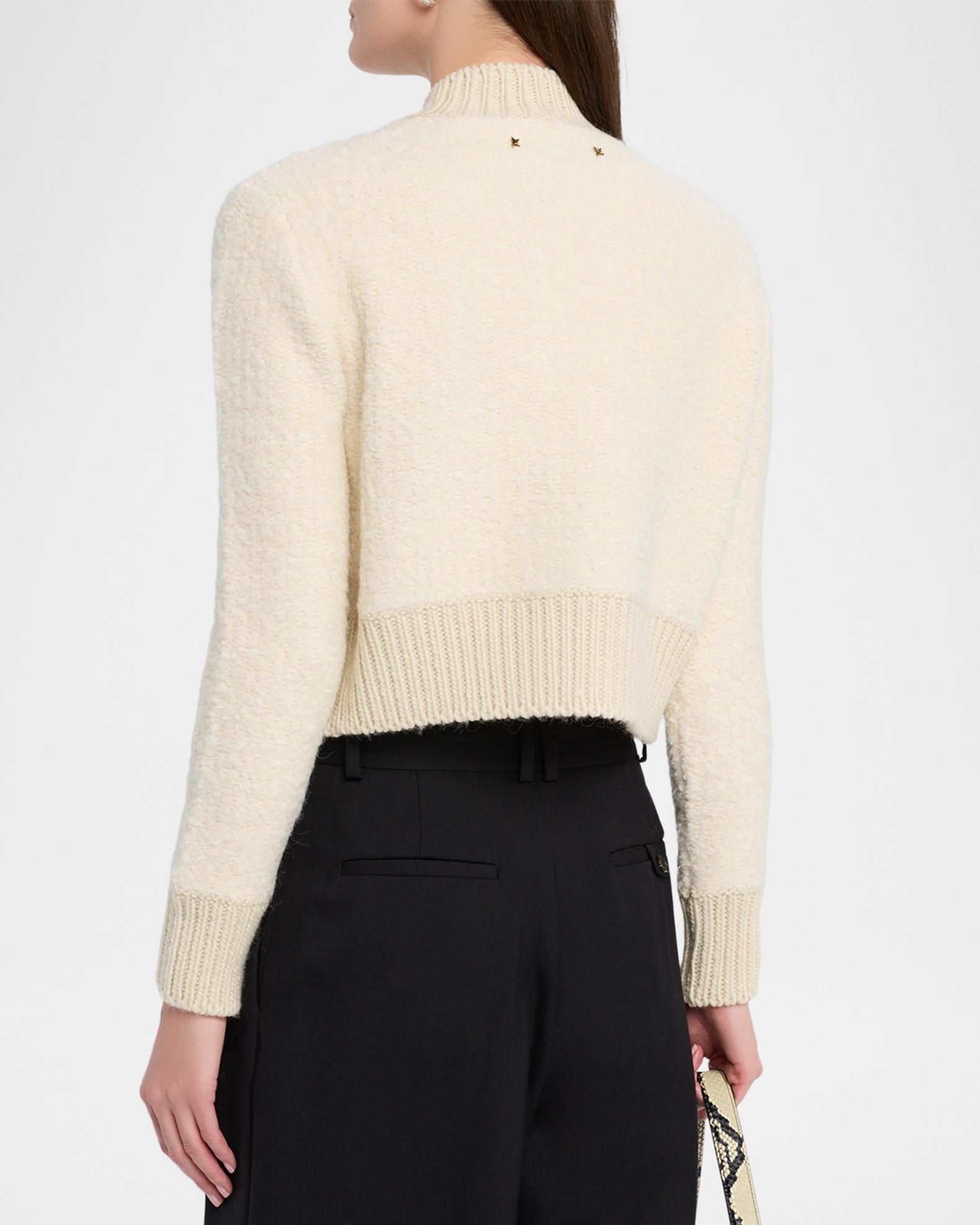 Golden Goose Journey Oxa Boucle Wool-Blend Cardigan | Neiman Marcus