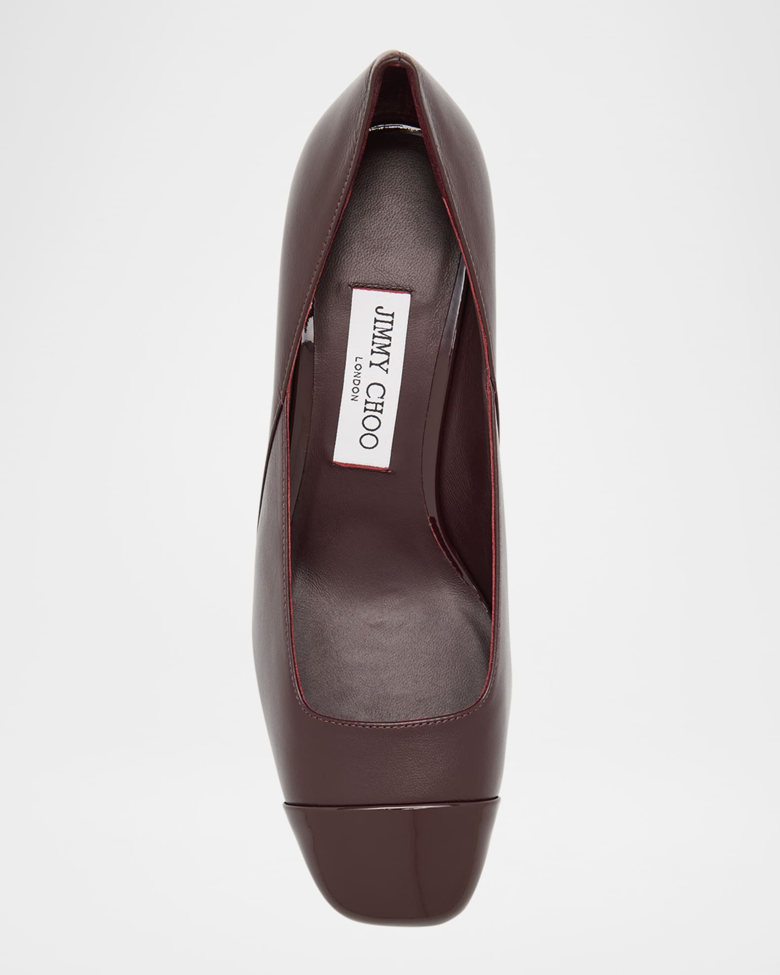JIMMY CHOO☆ ジェンソン 65 ブラック パテント / ナッパレザー Jimmy Choo Jenson 65 Patent Leather Pumps | Neiman Marcus