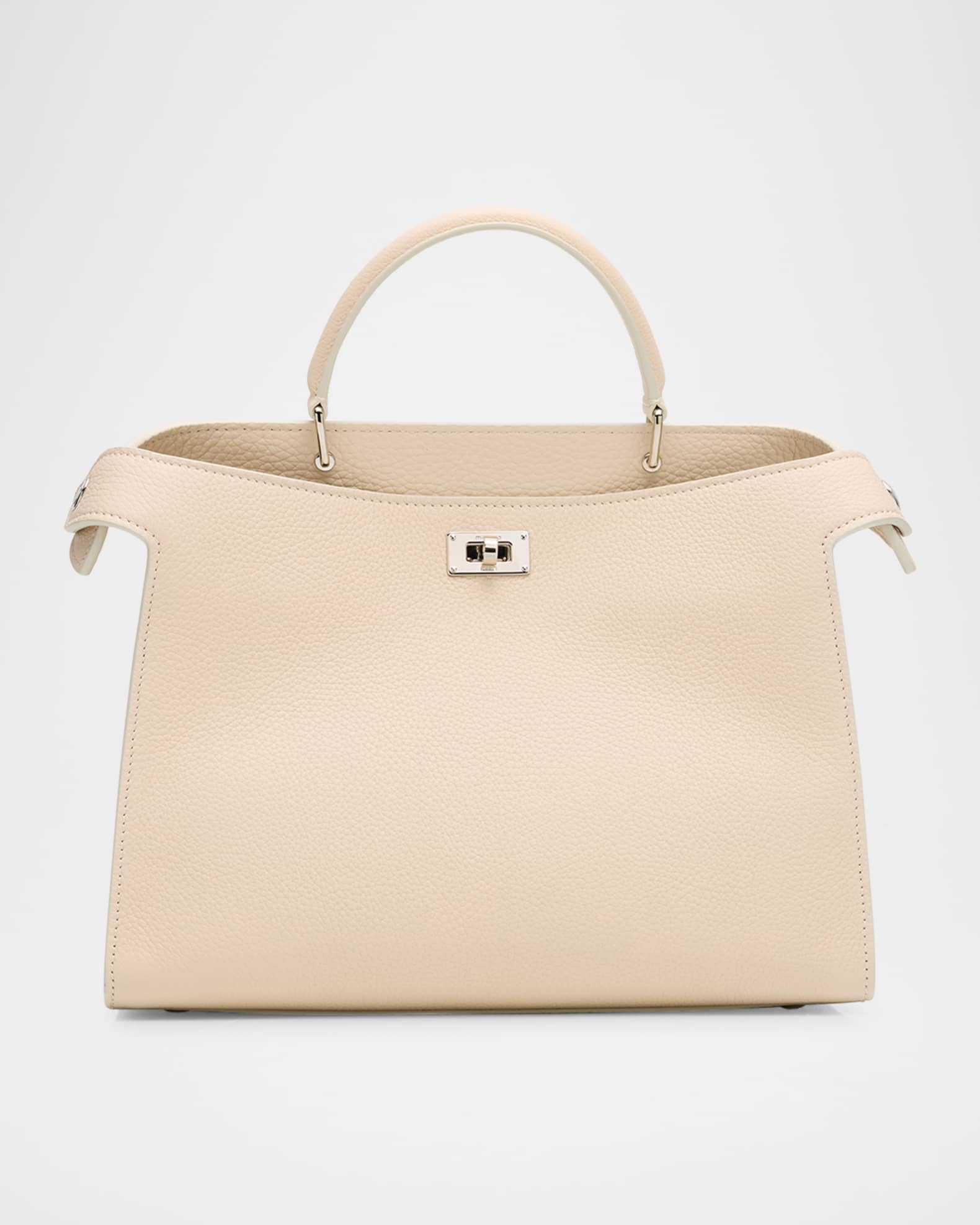 Lutece PM Grained Leather Top-Handle Bag 0