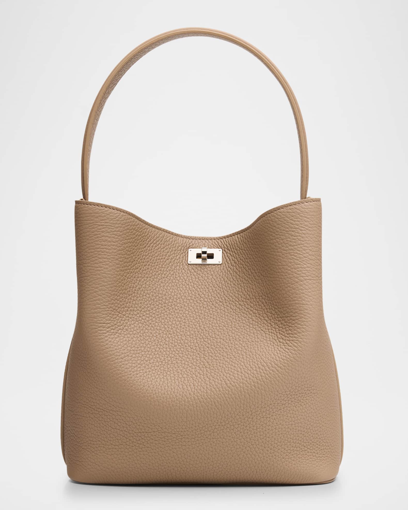 Odeon PM Grain Leather Bucket Bag 0