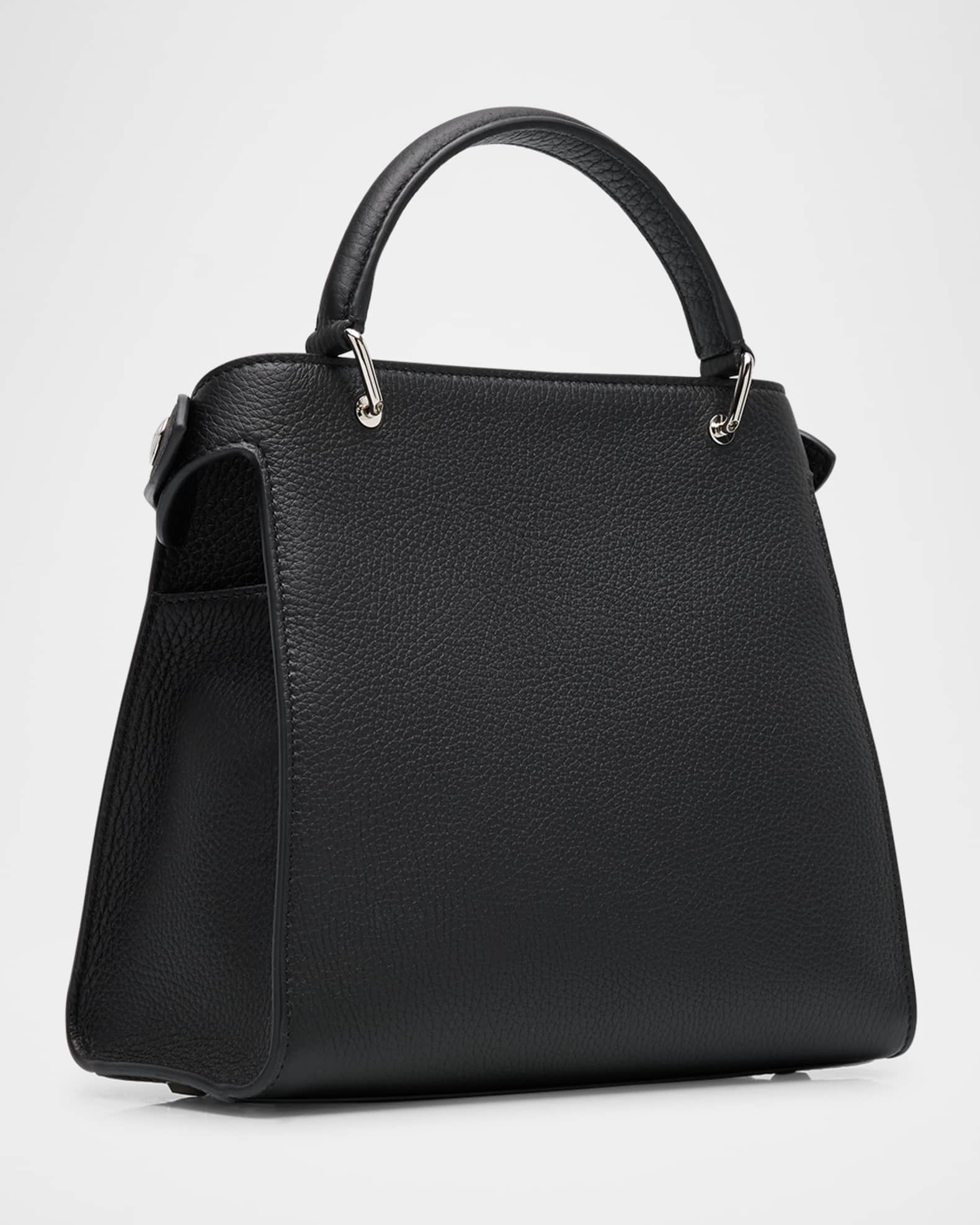Michino Paris Lutece Mini Grained Leather Top-Handle Bag | Neiman