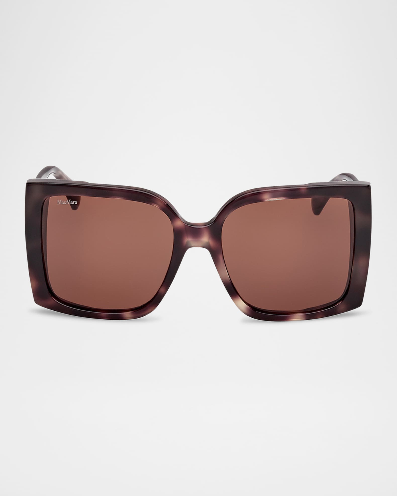 Max Mara Hinge Acetate Square Sunglasses Neiman Marcus