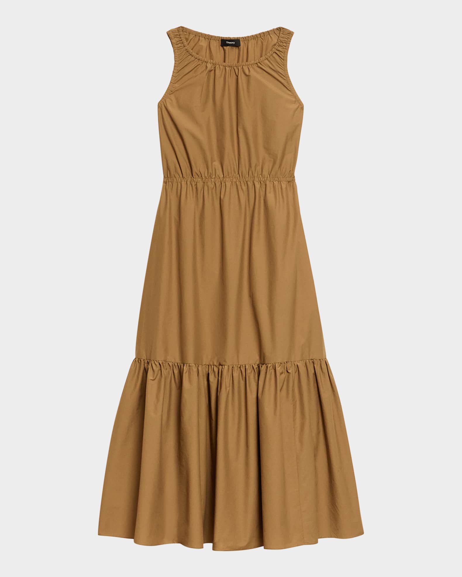 Tiered Sleeveless Gathered Dress 0