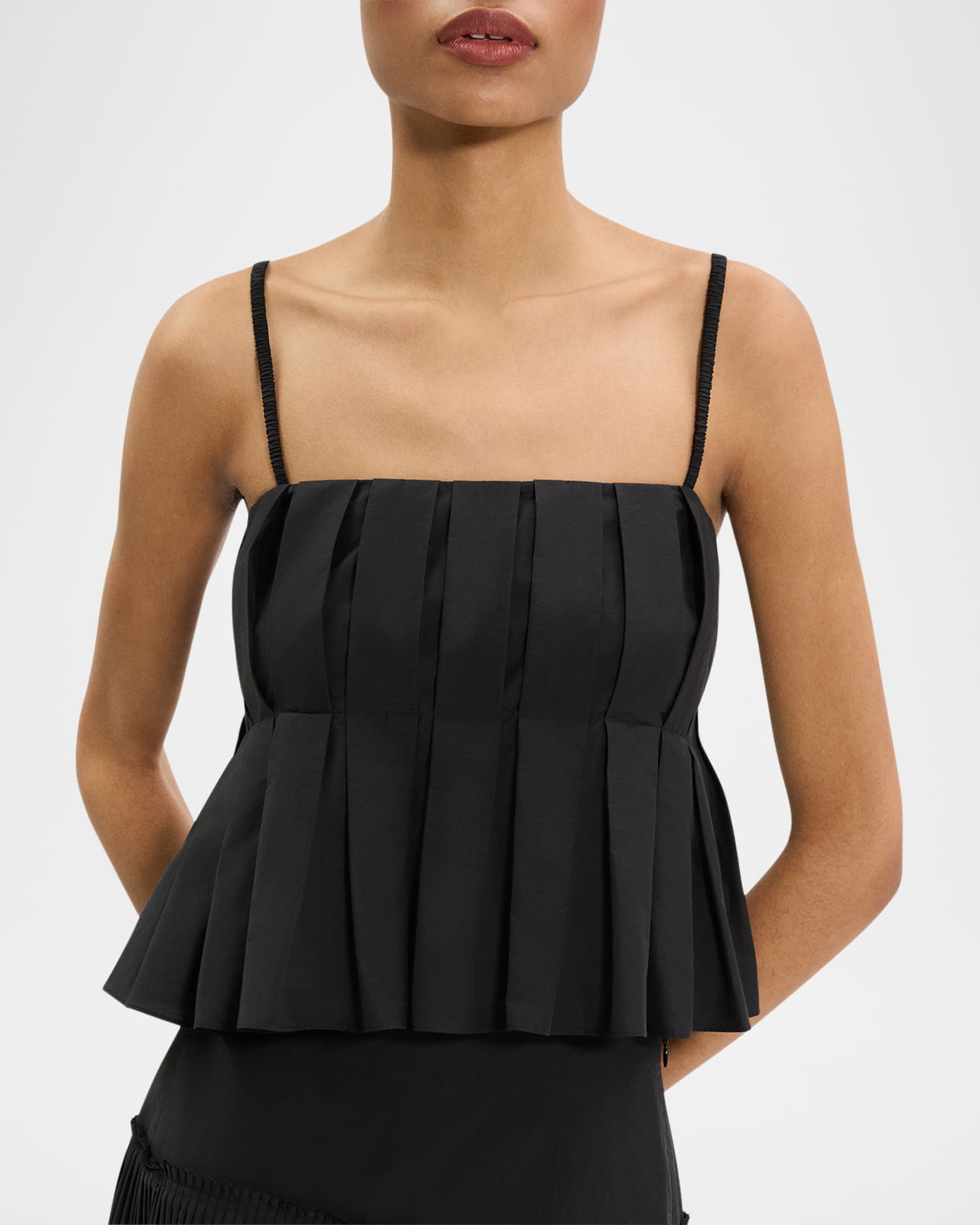 Theory Pleated Cami Top | Neiman Marcus
