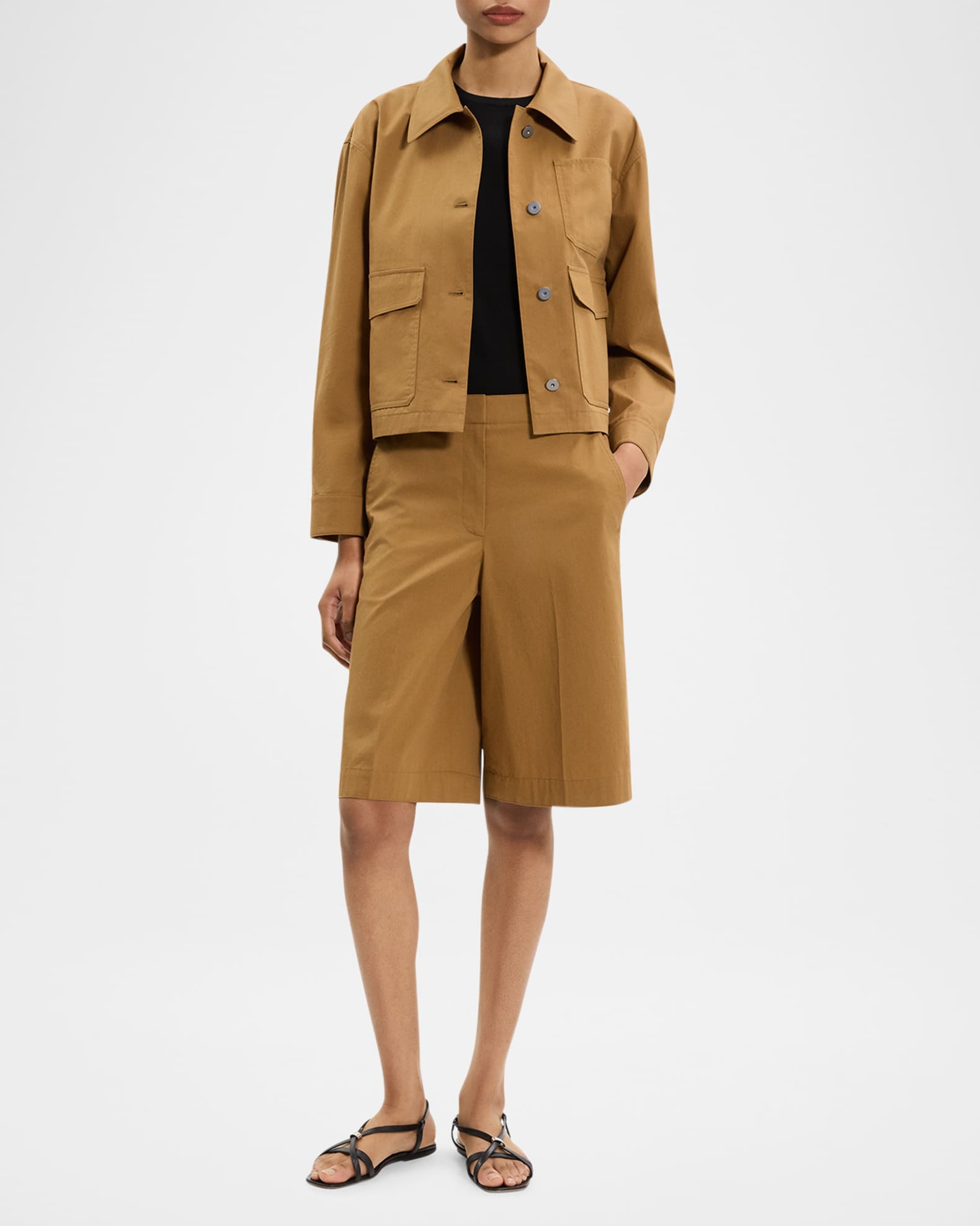 Cropped Work Jacket 1