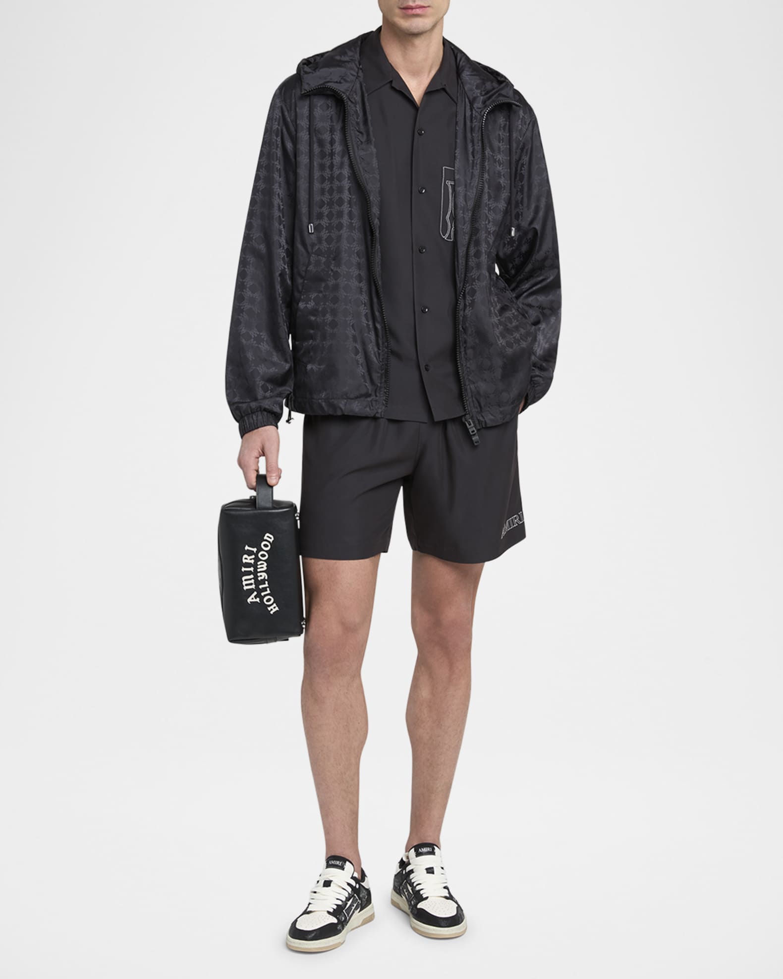 Amiri Men's Amiri Hollywood Leather Toiletry Bag | Neiman Marcus