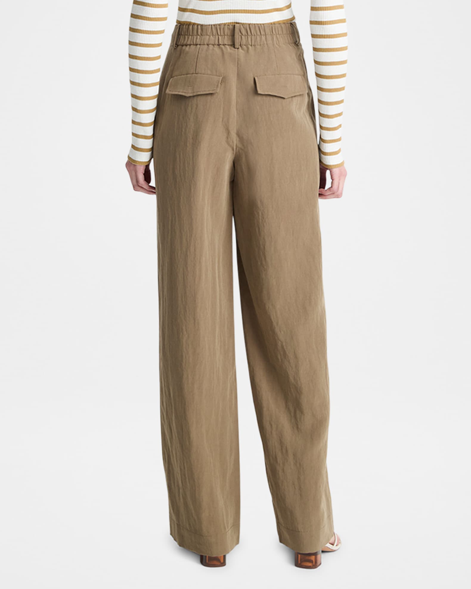 Vince Mid-Rise Relaxed Wide-Leg Pants | Neiman Marcus