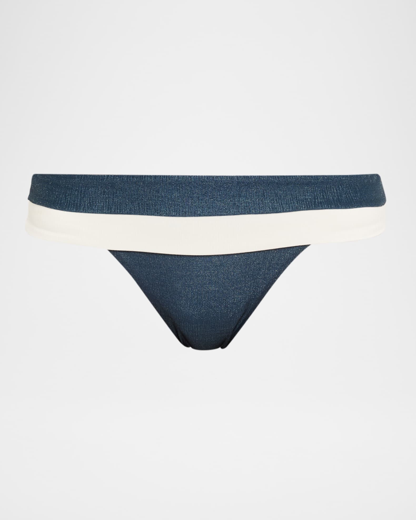 Striped Banded Bikini Bottoms 0