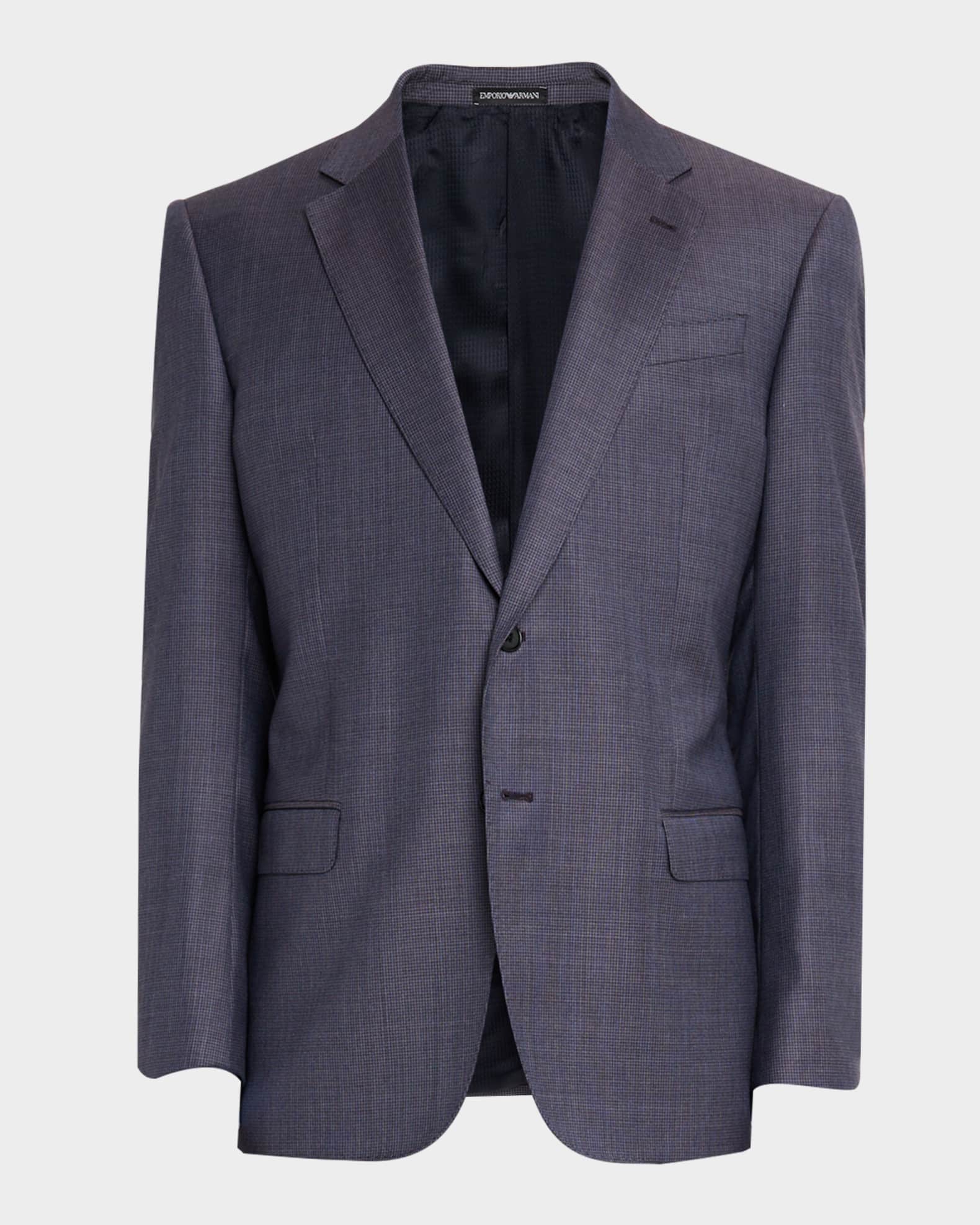 Emporio Armani Men's G Line Super 130s Pinwheel Sport Coat