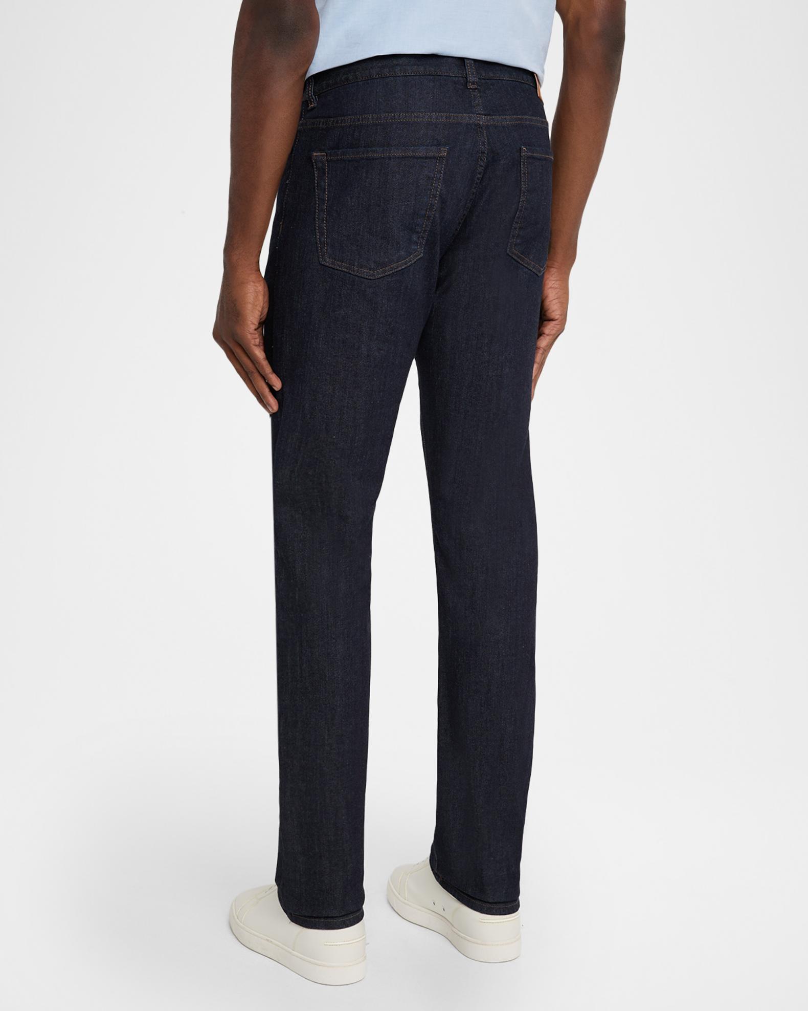 Canali Men's Dark-Wash Denim Straight Fit Five-Pocket Pants | Neiman Marcus