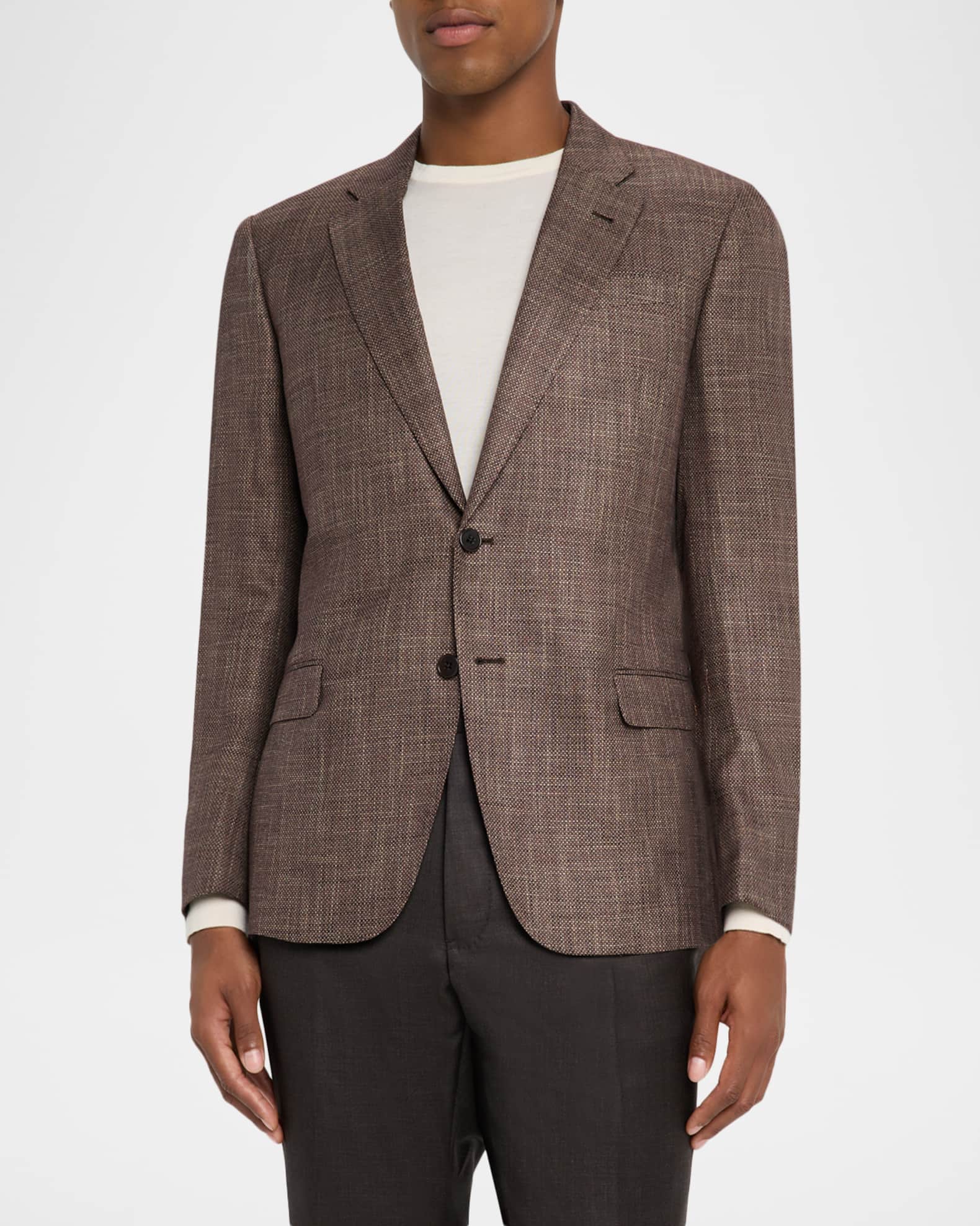 Emporio Armani Men's Bamboo Viscose Birdseye G Line Sport Coat