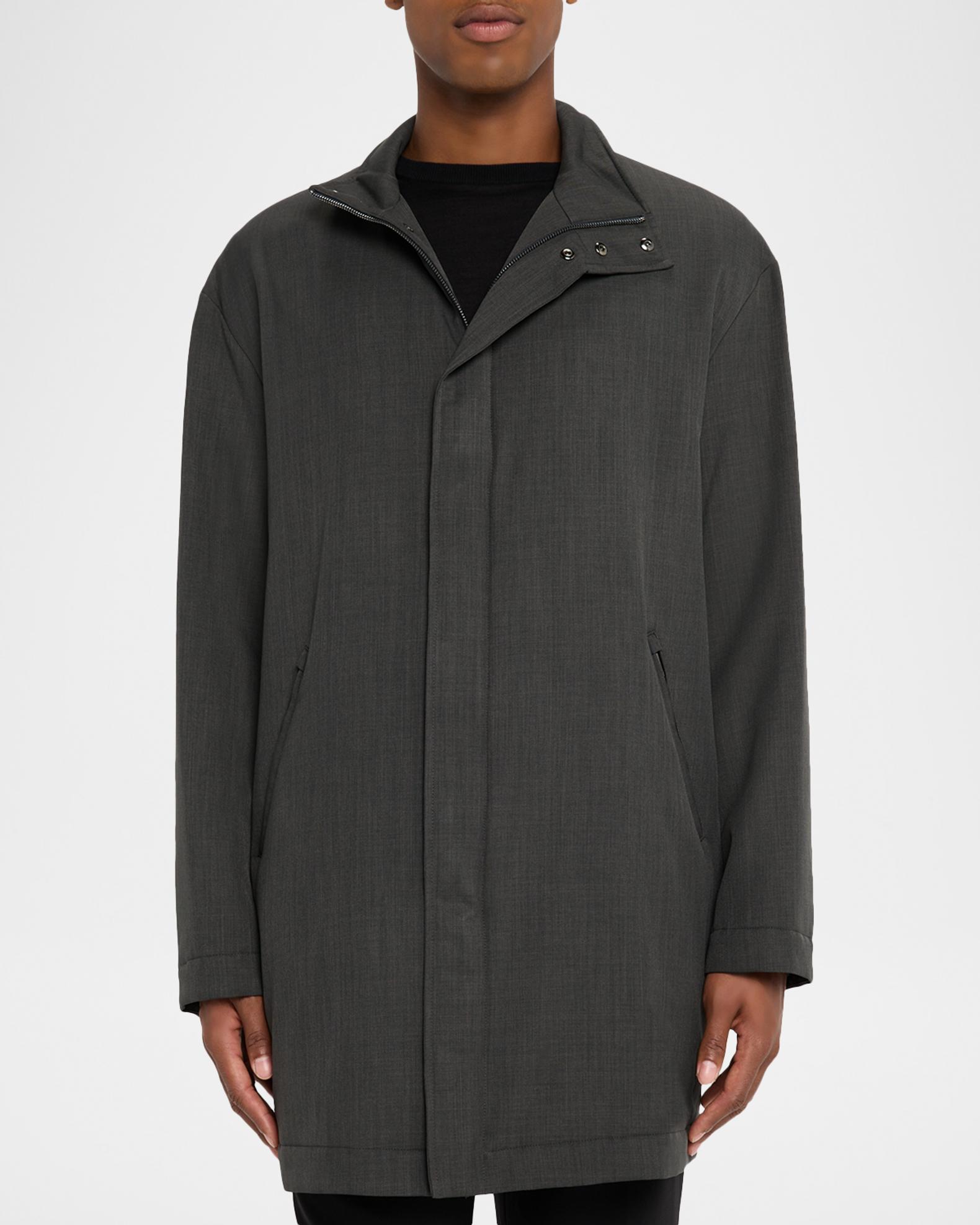 Emporio Armani Men's Lightweight Down Car Coat | Neiman Marcus