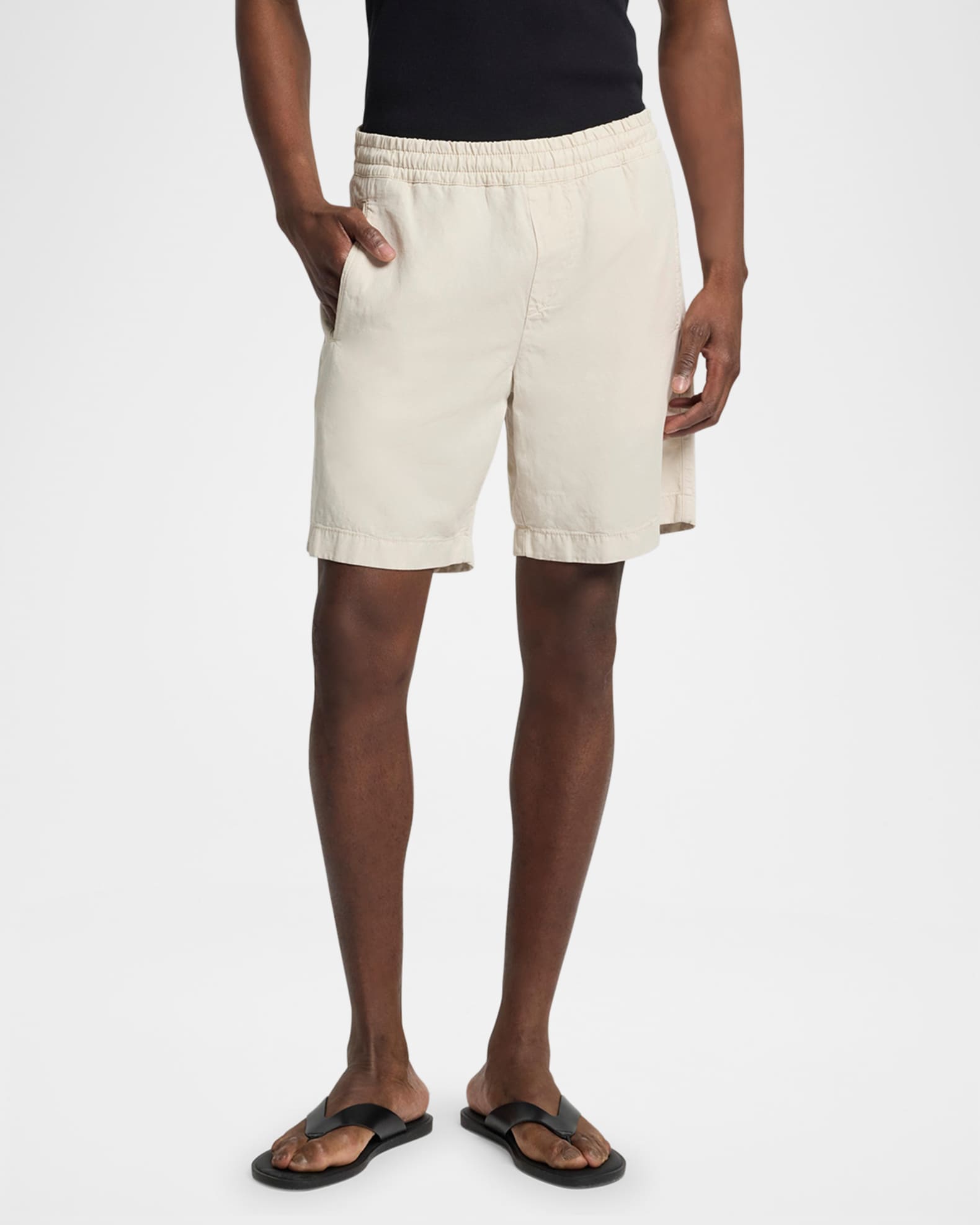 Men's Cotton-Blend Jogger Shorts