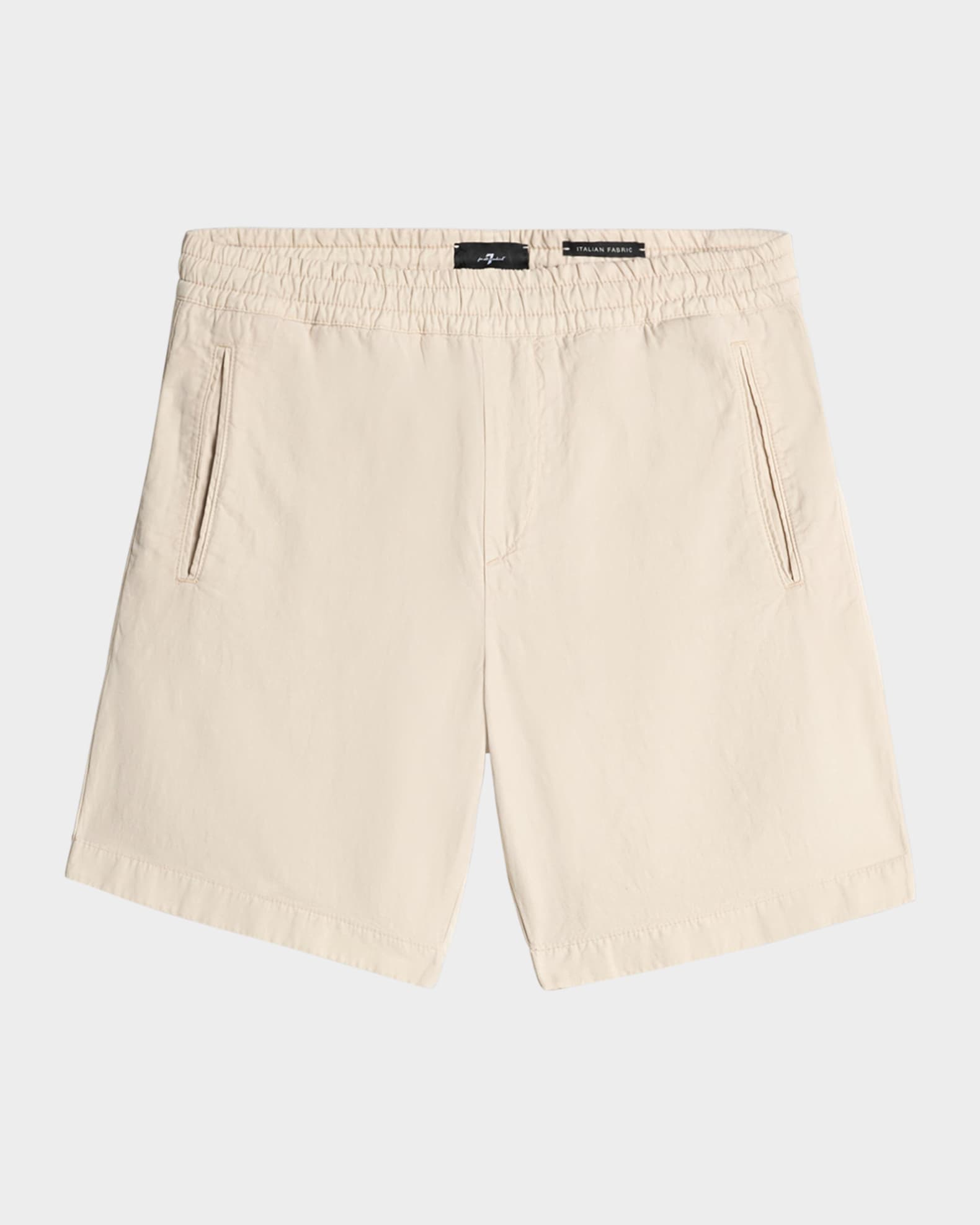 Men's Cotton-Blend Jogger Shorts 0