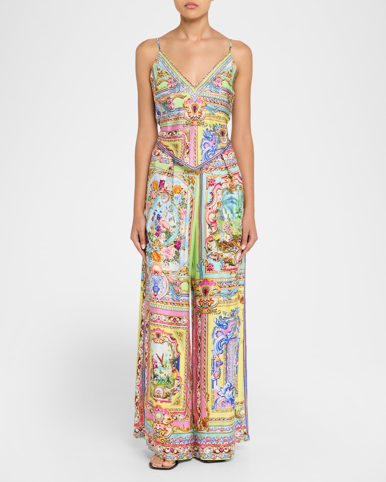 Spirit of Santa Maria Wide-Leg Trousers with Pockets - Thumbnail 2