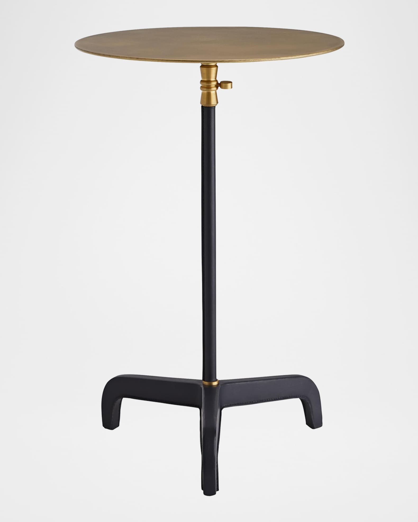 Addison Adjustable Leather Accent Table 0