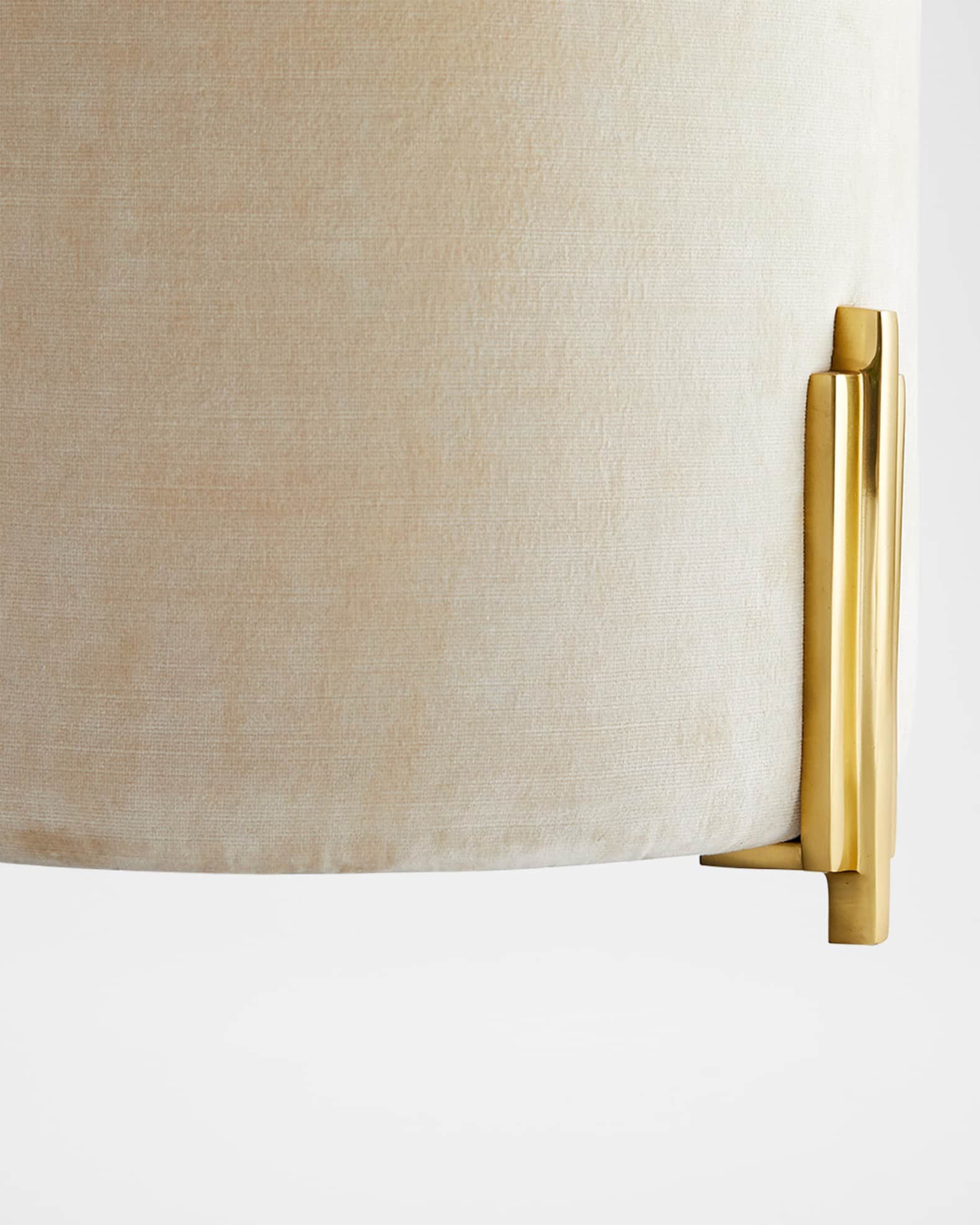 Warby Velvet Ottoman 1