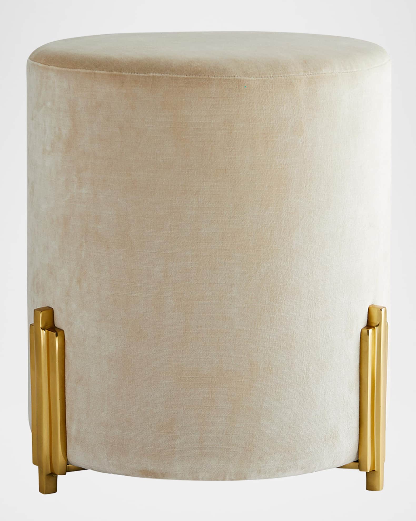 Warby Velvet Ottoman 0