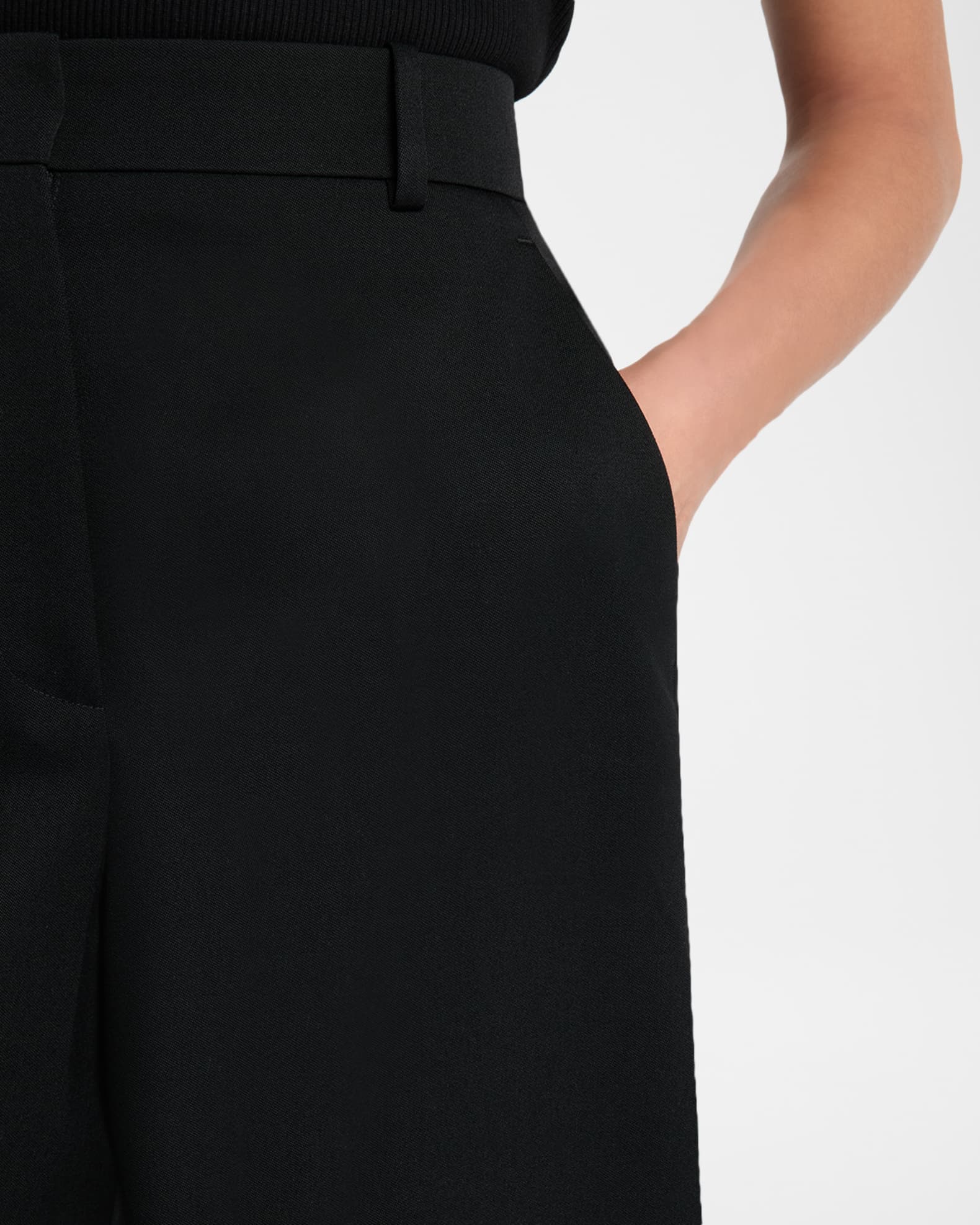Linh Dan Cocoon Low Waist Chenille Pants