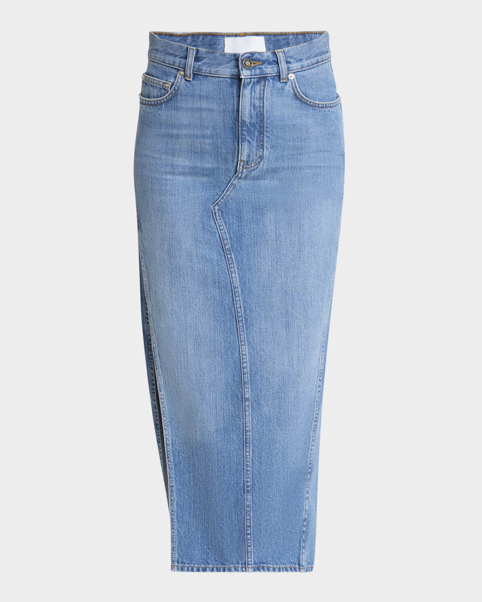 スカート GIVENCHY DENIM MIDI SKIRT GIVENCHY Denim midi skirt | NET-A-PORTER