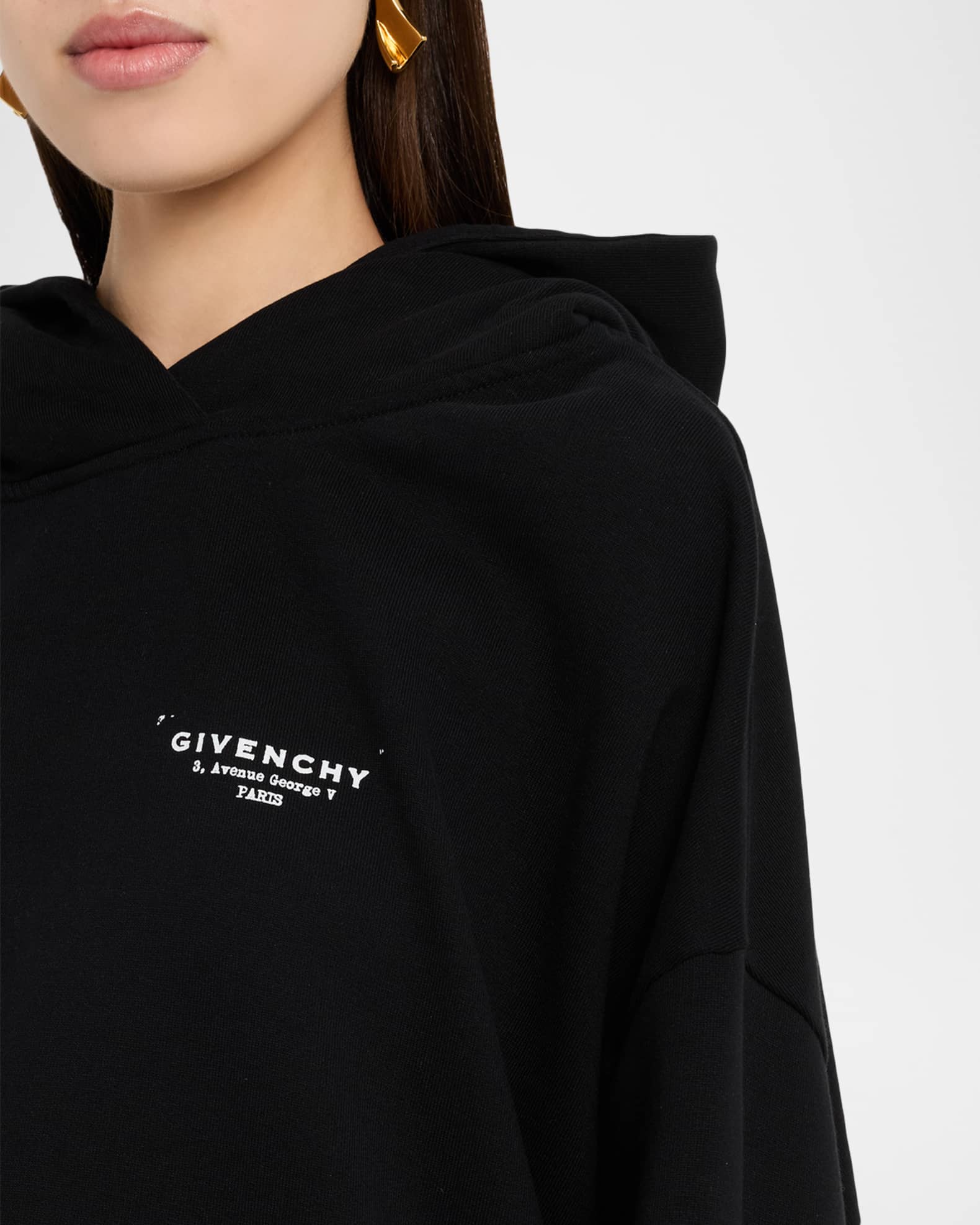 Givenchy Logo Oversized Hoodie | Neiman Marcus