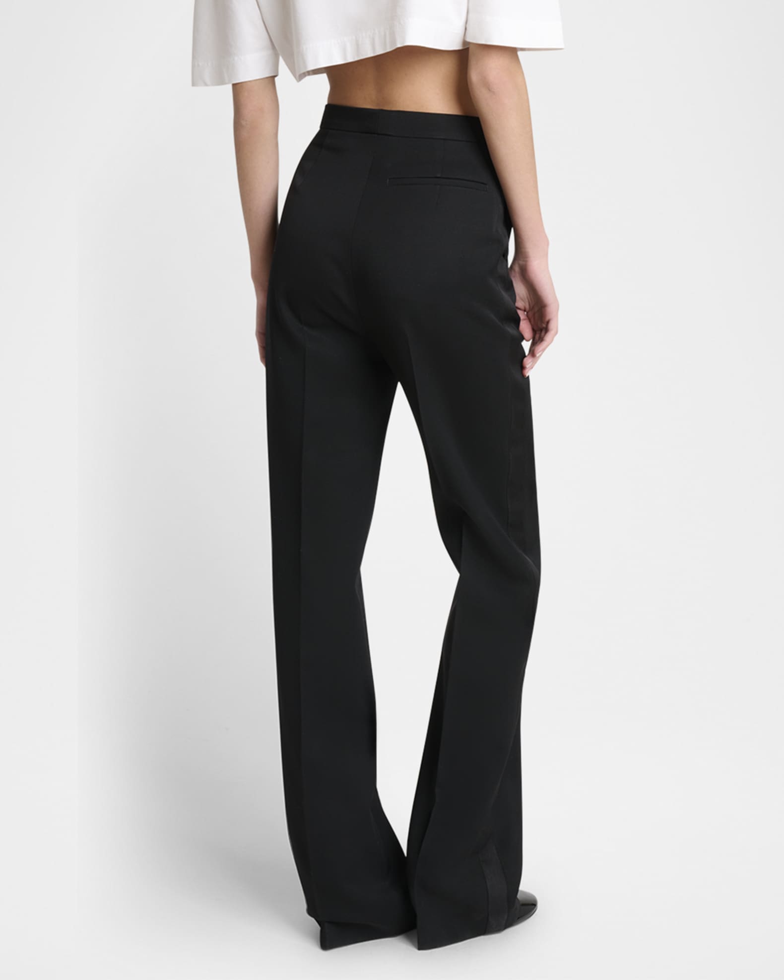 Givenchy Classic Straight-Leg Tuxedo Pants | Neiman Marcus
