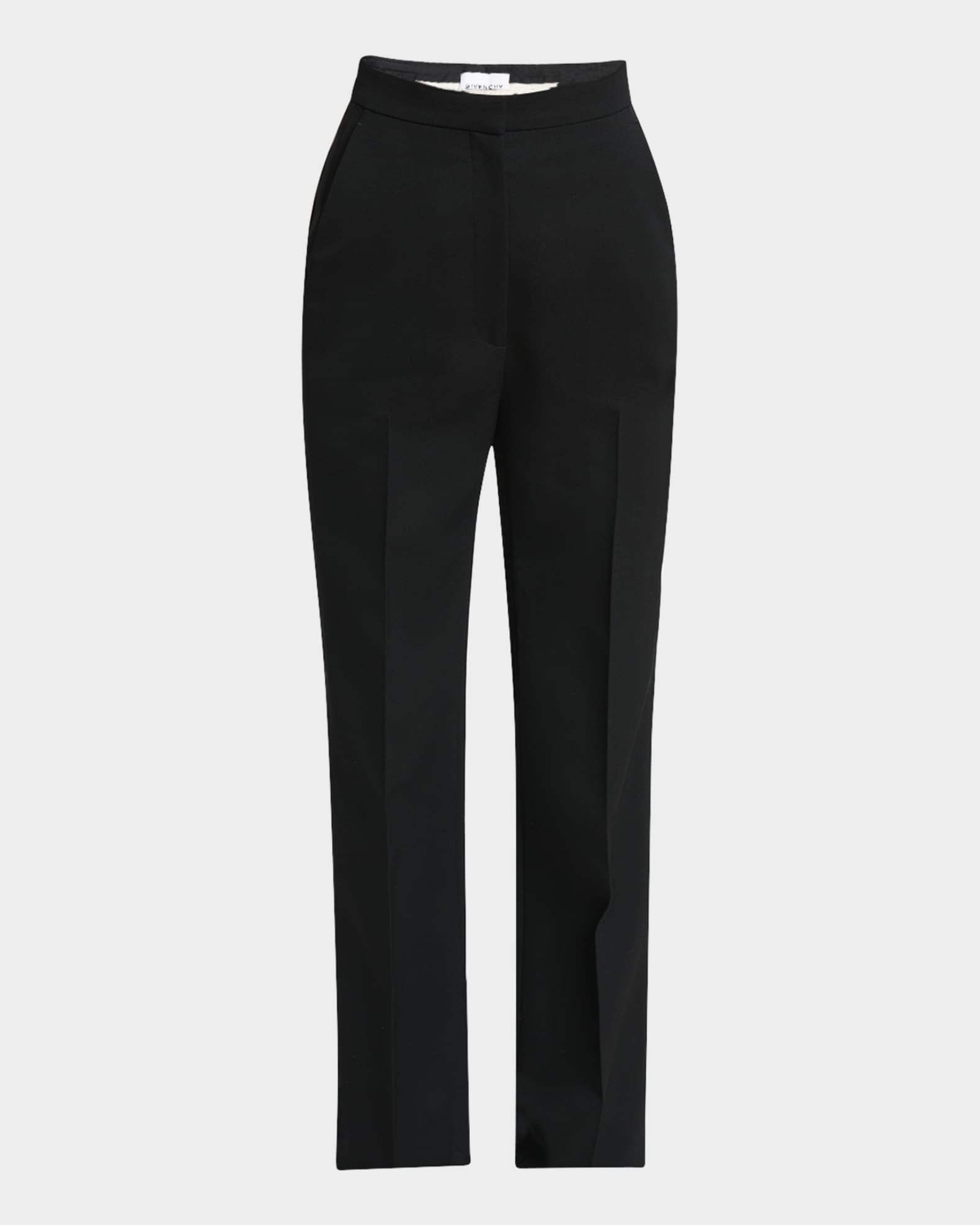 パンツ Givenchy High-Waisted Trousers With Tapered Cut Givenchy high-waist Cargo Trousers | Black | FARFETCH