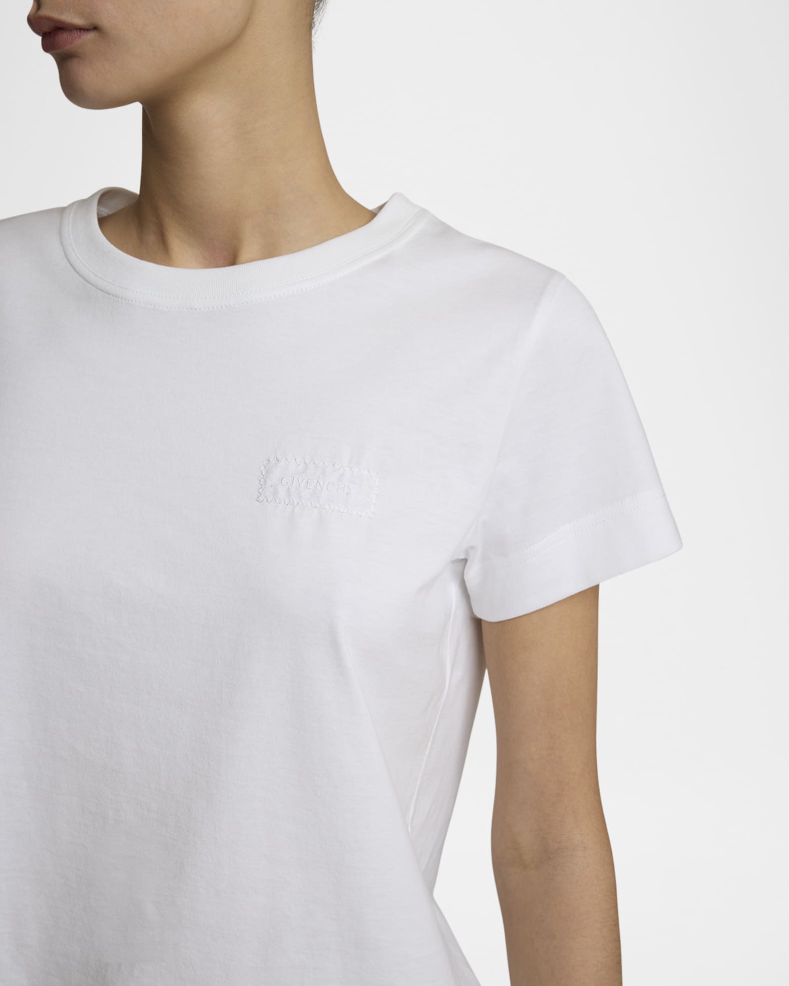 Givenchy Logo Patch Short-Sleeve T-Shirt | Neiman Marcus