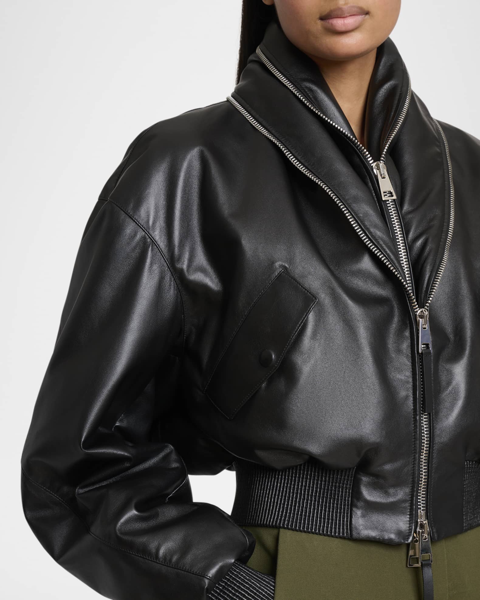 D*o様 定価47万❣️ Givenchy leather bomber Jkt SchaferandweinerShops Japan - Black Leather bomber jacket