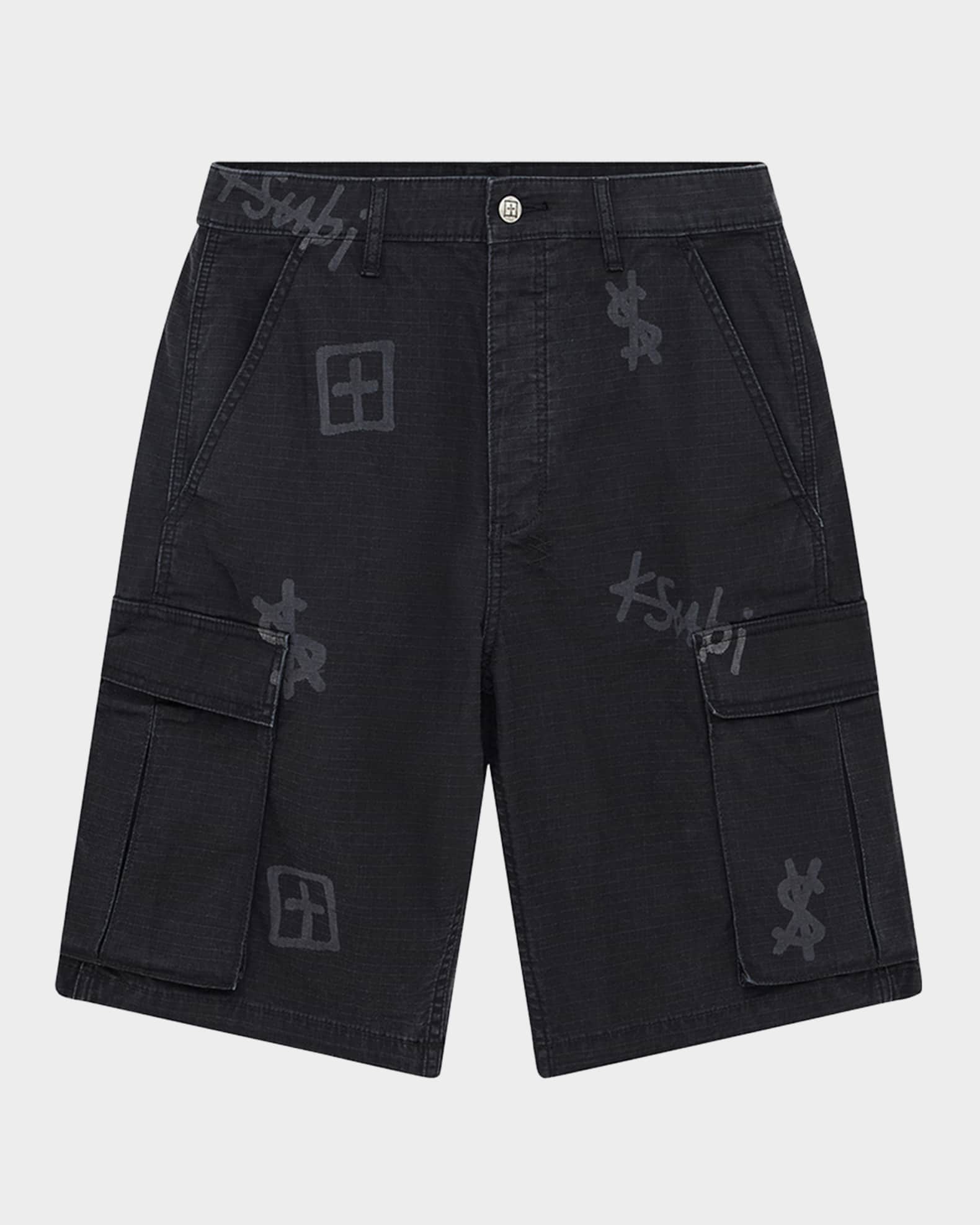 yu★★BRIEFING BIG BEAT CARGO … Ksubi Men's Fugitive Cargo Kash Box Shorts | Neiman Marcus