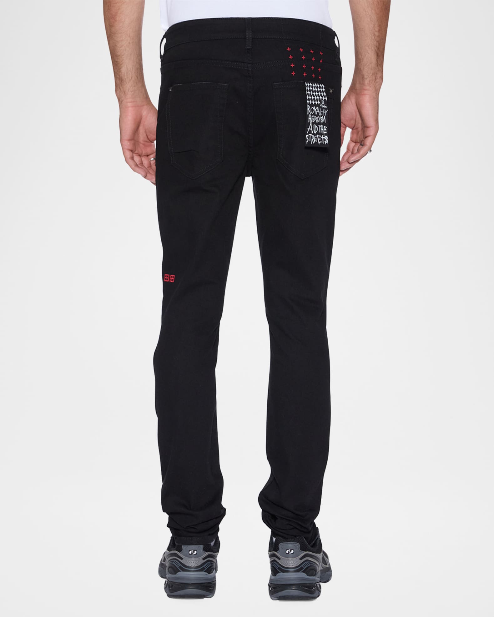 ksubi black skinny jeans 28 有名ラッパー着用 Ksubi Men's Van Winkle Laid Black Sting Skinny Jeans