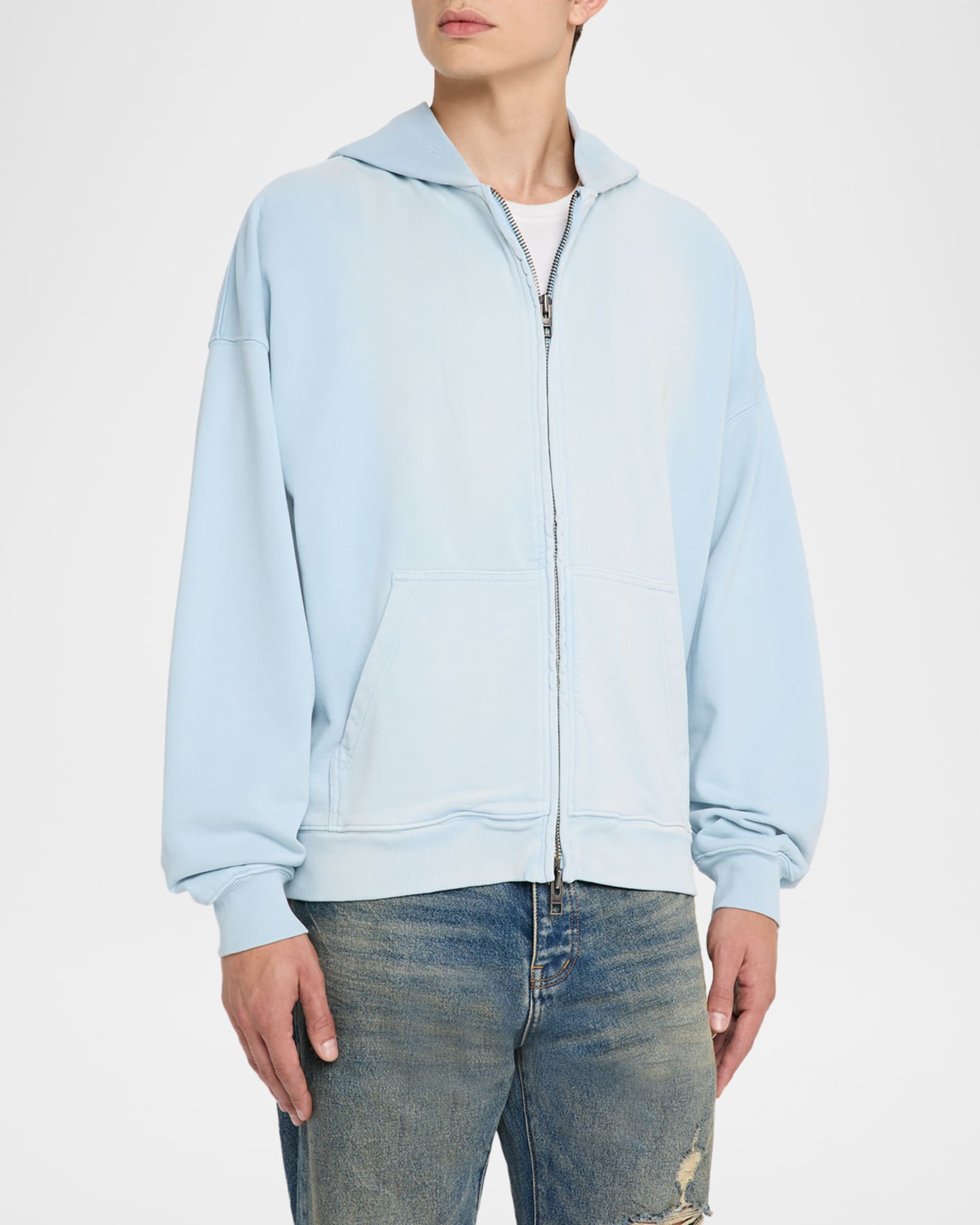 Ksubi Men's Intruder Ekcess Oversized Full-Zip Hoodie