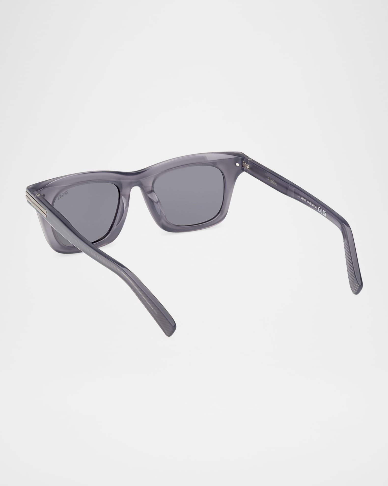 Rectangular Acetate Sunglasses main image 0
